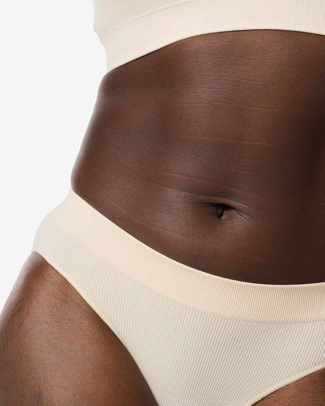140 Dameshipster Naadloos Rib Nude (nude)