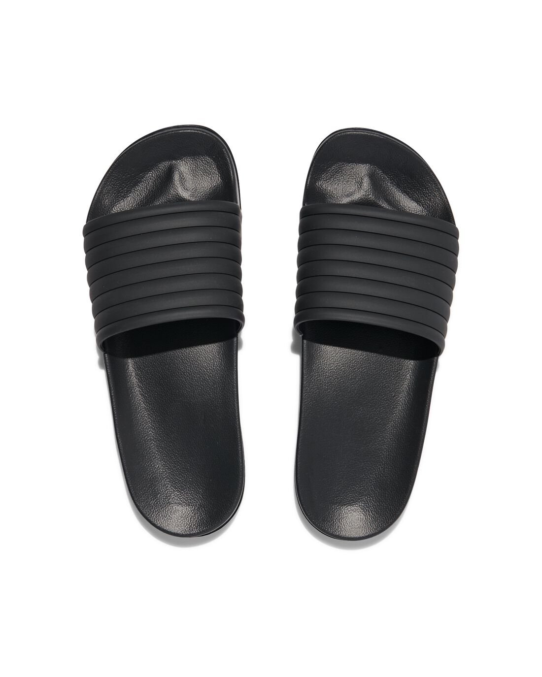 Heren Badslippers Met Ribbelband