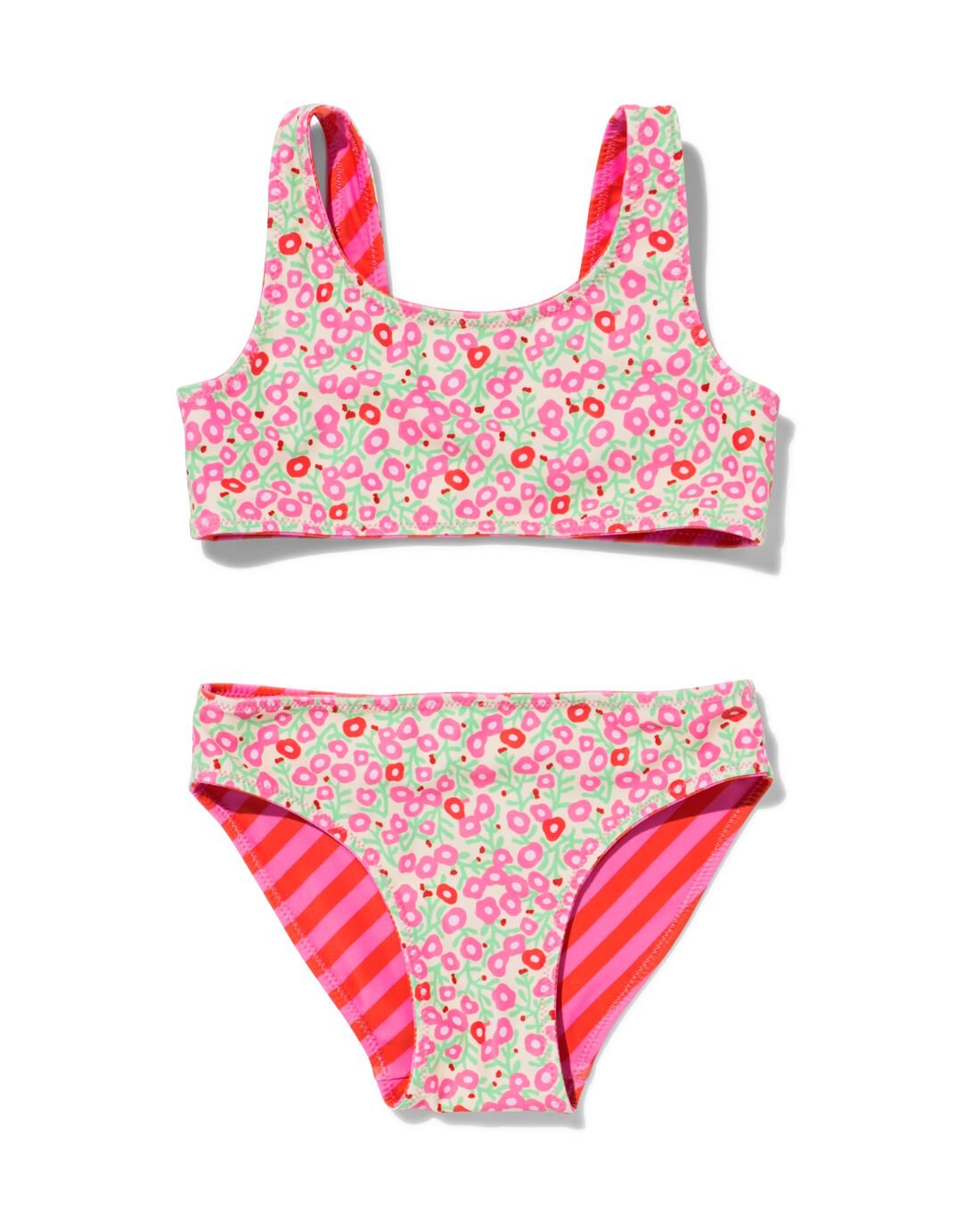 HEMA Kinderbikini Omkeerbaar Roze (roze)