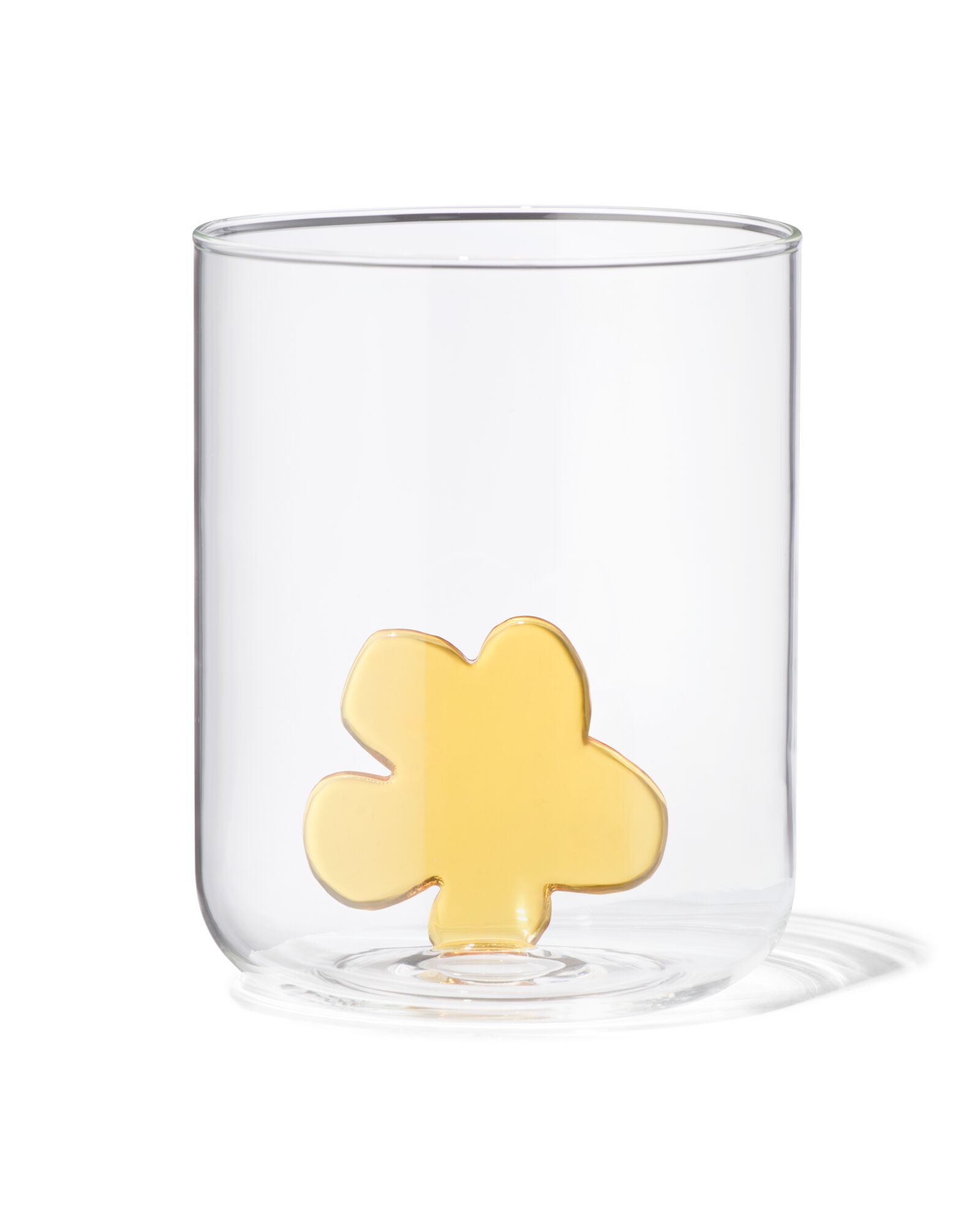 HEMA Drinkglas Met Bloemen 400ml