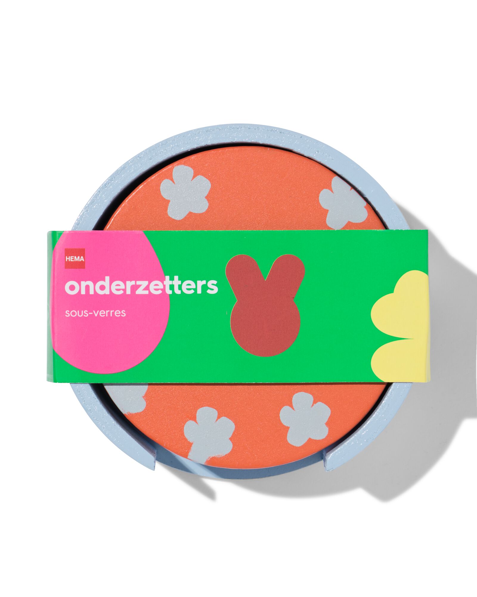 HEMA Onderzetters Bloemen - 4 Stuks