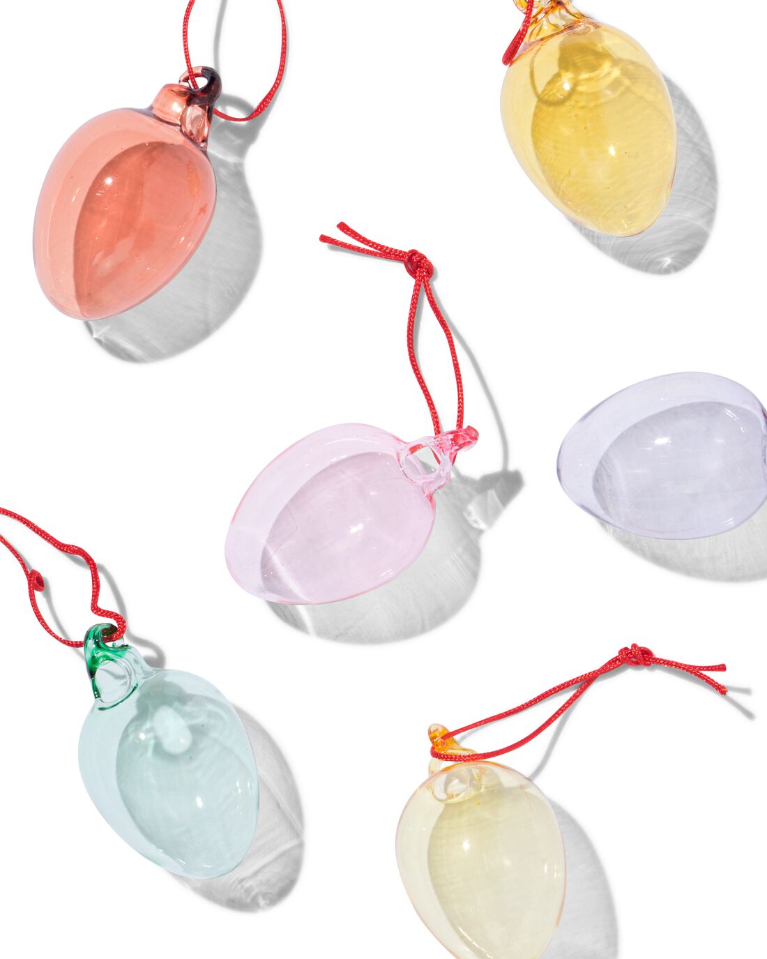 HEMA Hangers Glas Ei - 6 Stuks
