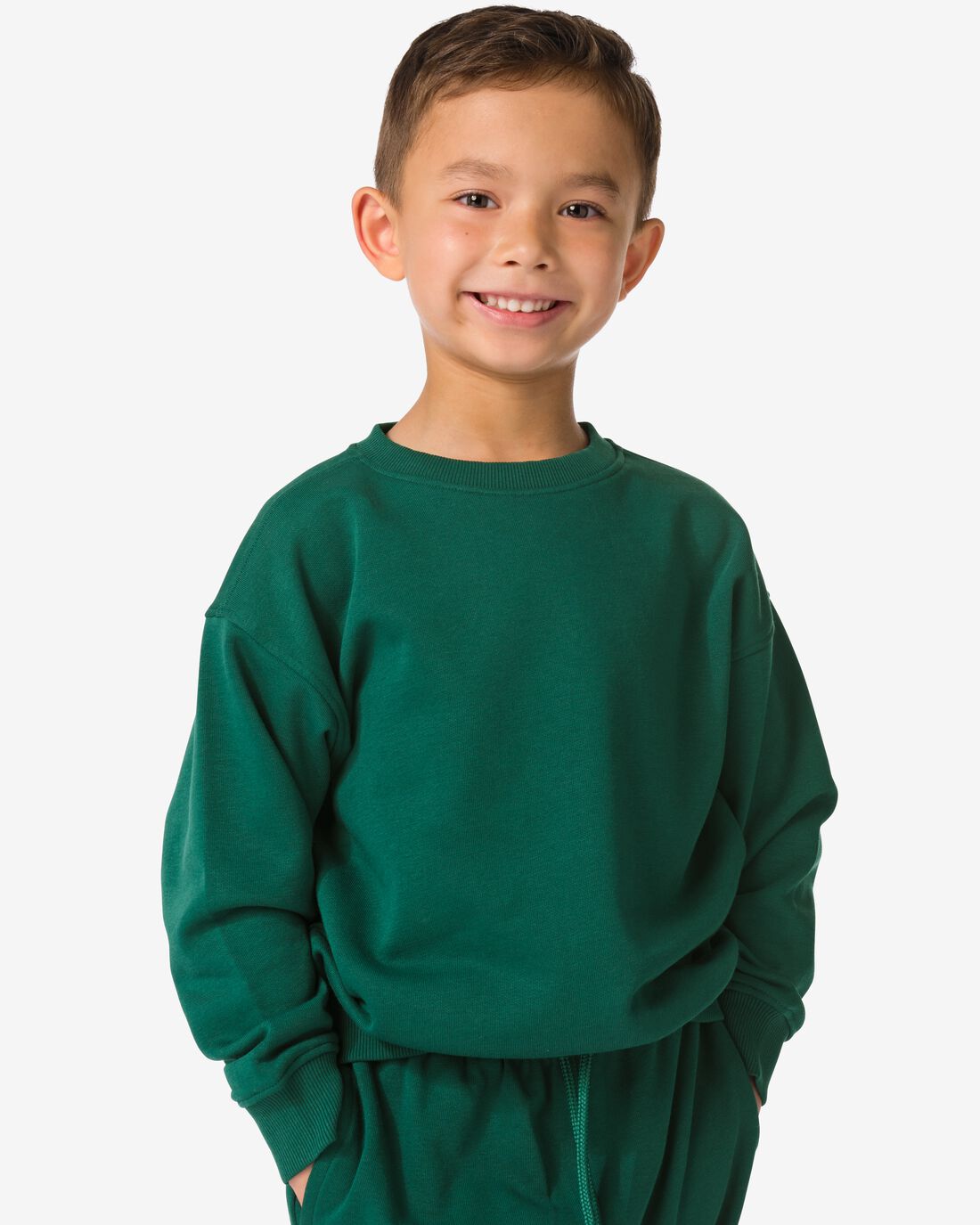 051 Kinder Sweatbroek Felgroen (felgroen)