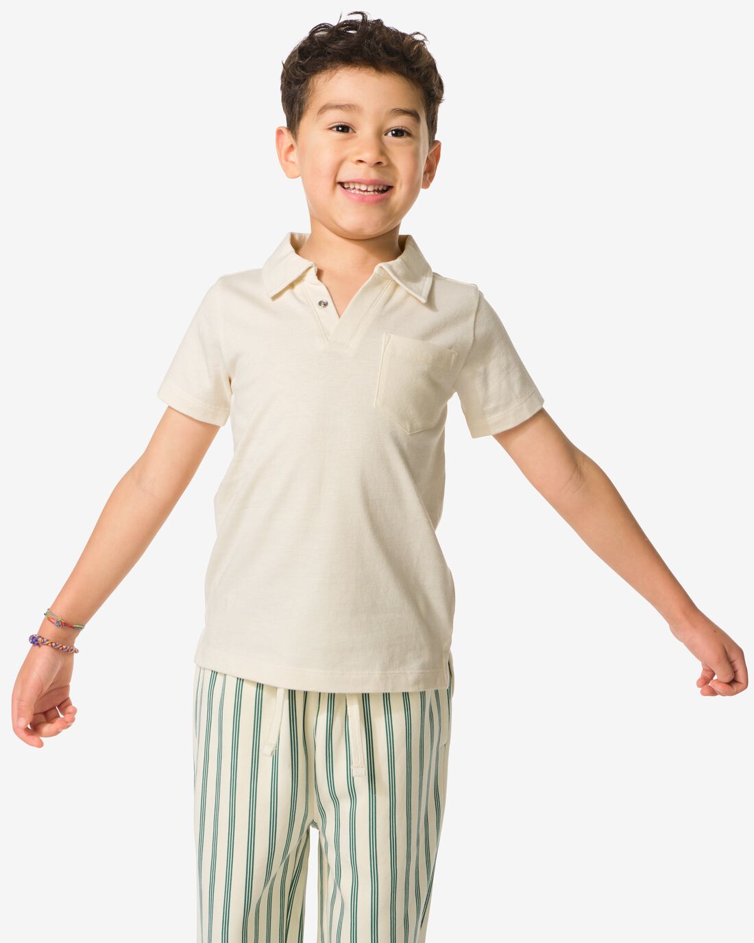 HEMA Kinderpolo Ecru (ecru)