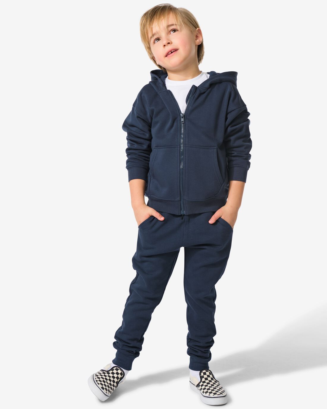 051 Kinder Sweatbroek Donkerblauw (donkerblauw)