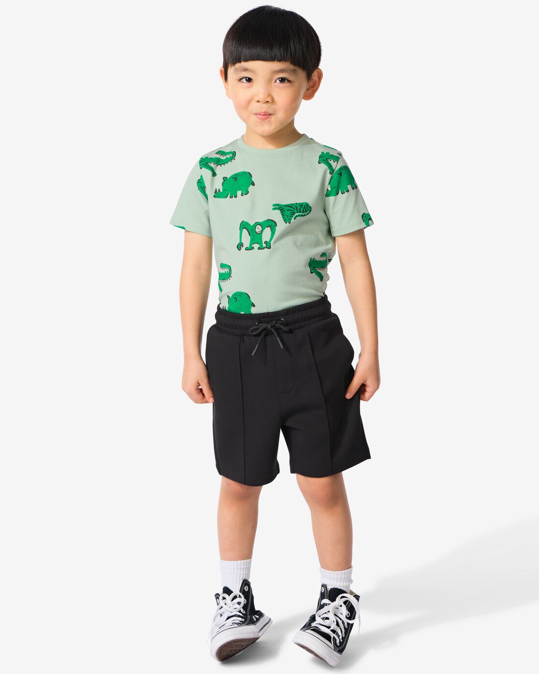 HEMA Kinder Korte Broek Zwart (zwart)