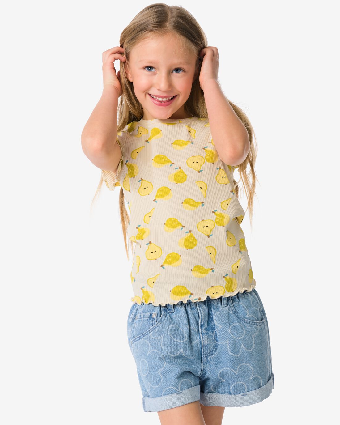 HEMA Kinder T-shirt Peren Paars (paars)