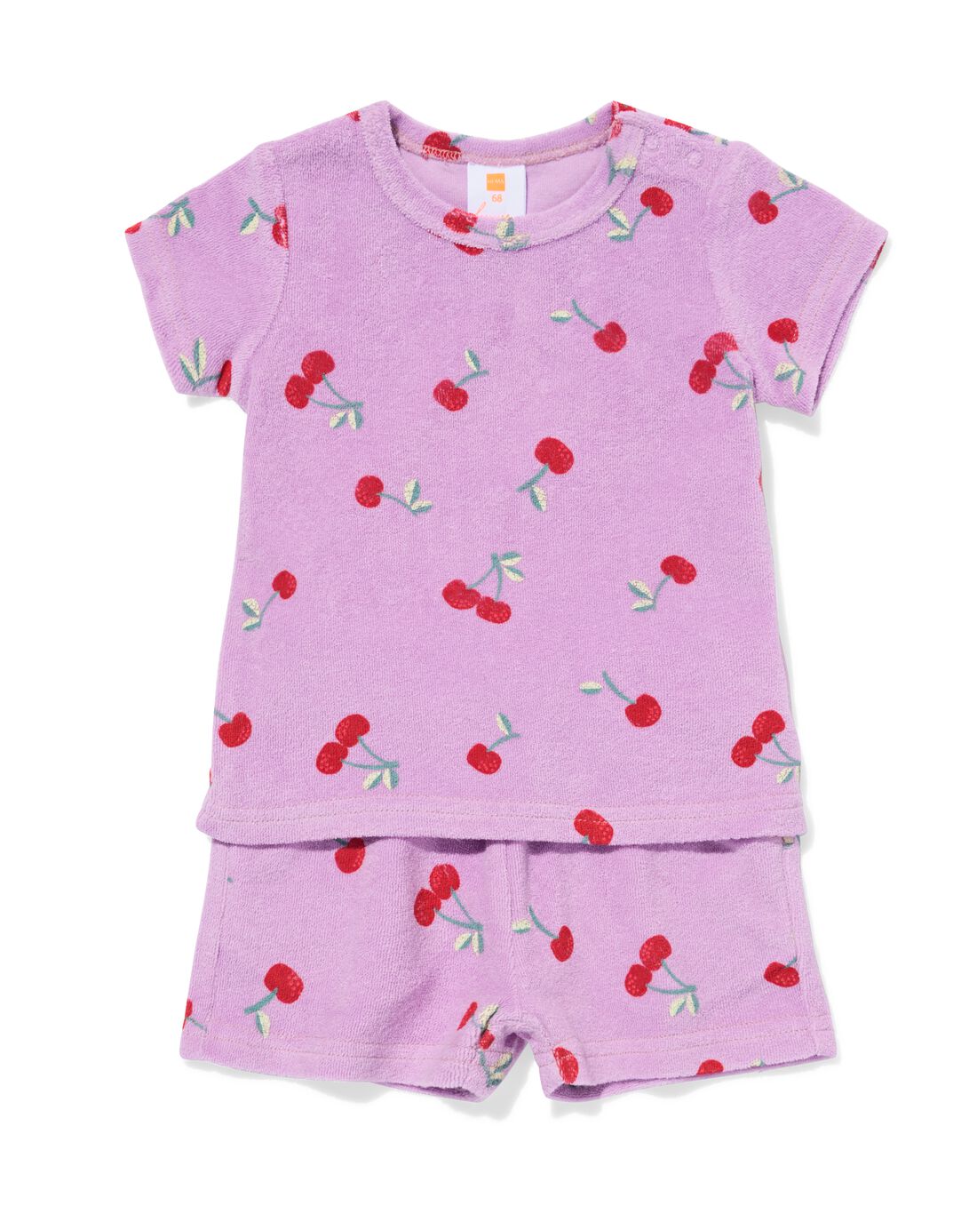 HEMA Baby Kledingset Badstof Paars (paars)