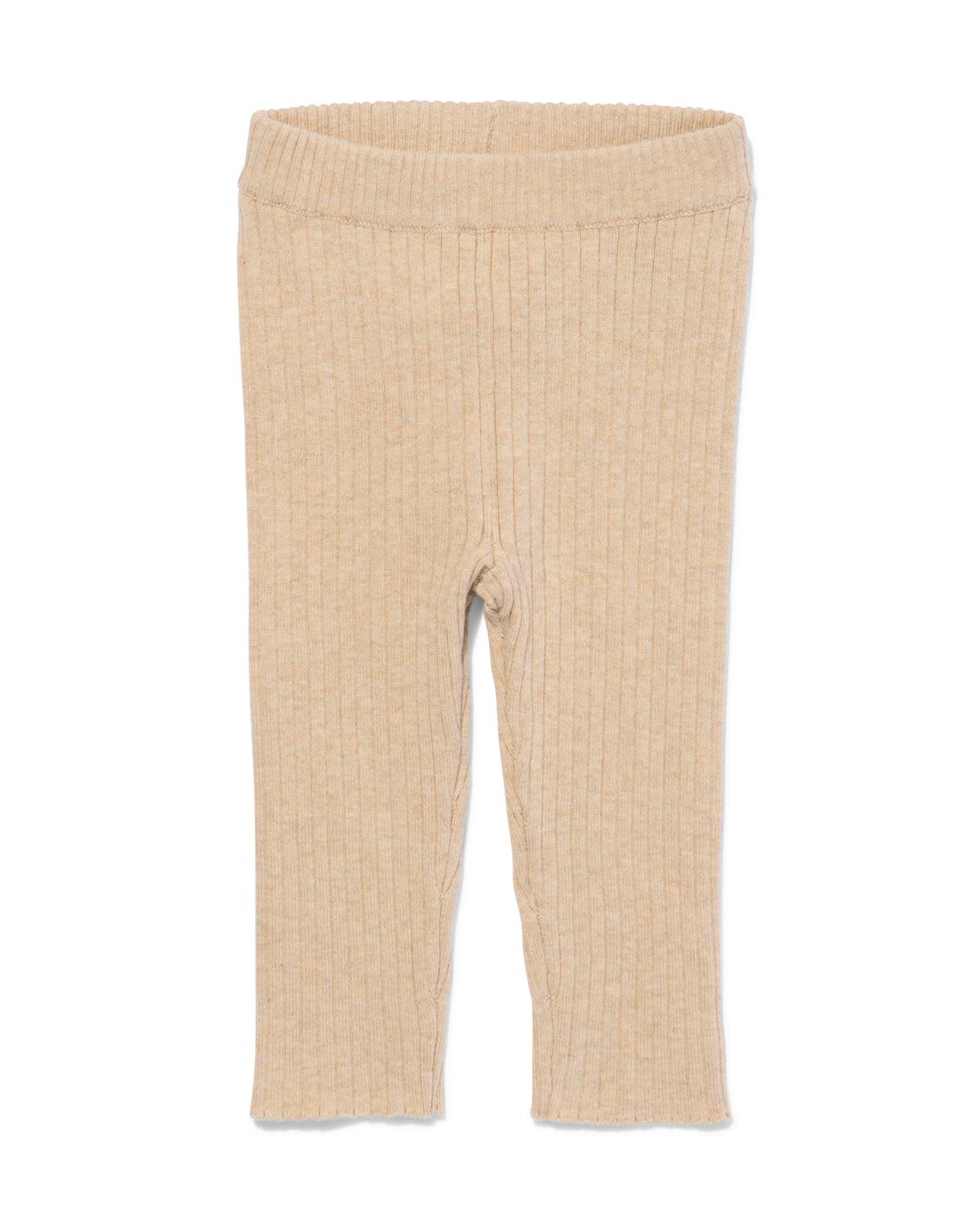 HEMA Baby Legging Rib Gebreid Zand (zand)