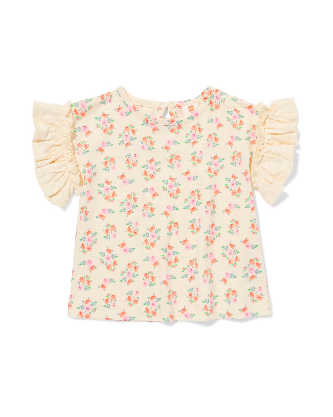 baby T-shirt broderie ecru