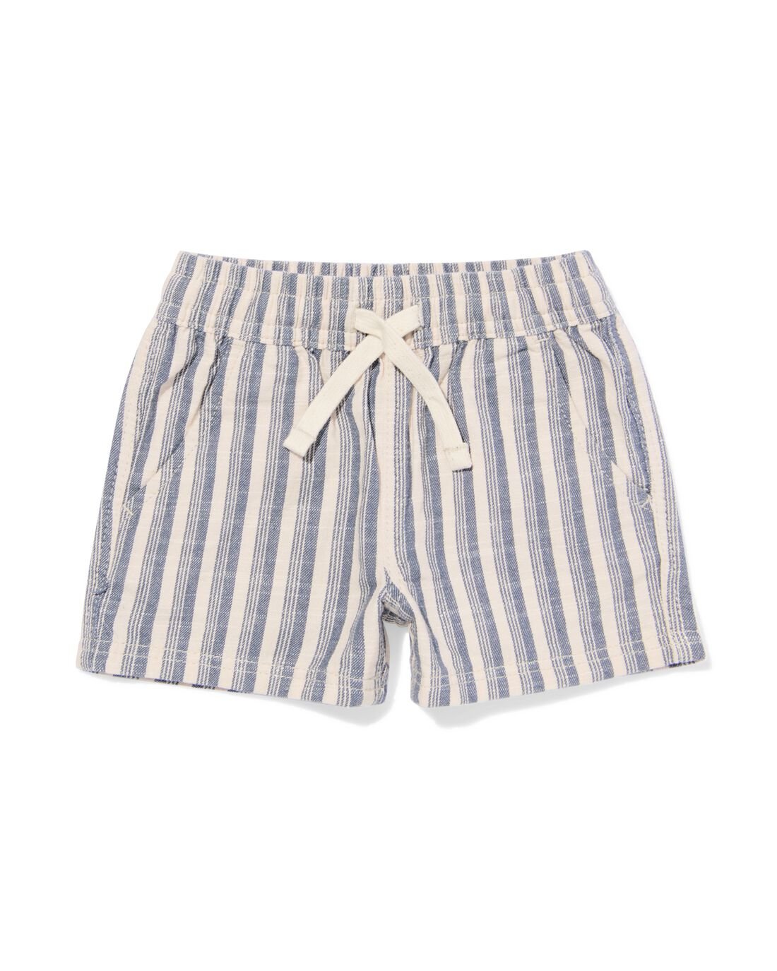 HEMA Baby Korte Broek Strepen Grijs (grijs)