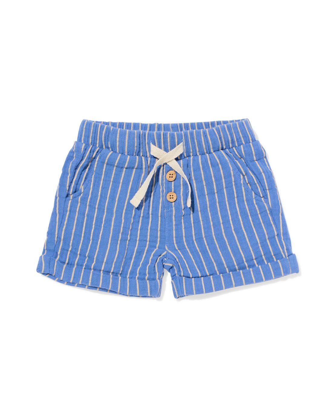 baby korte broek strepen blauw