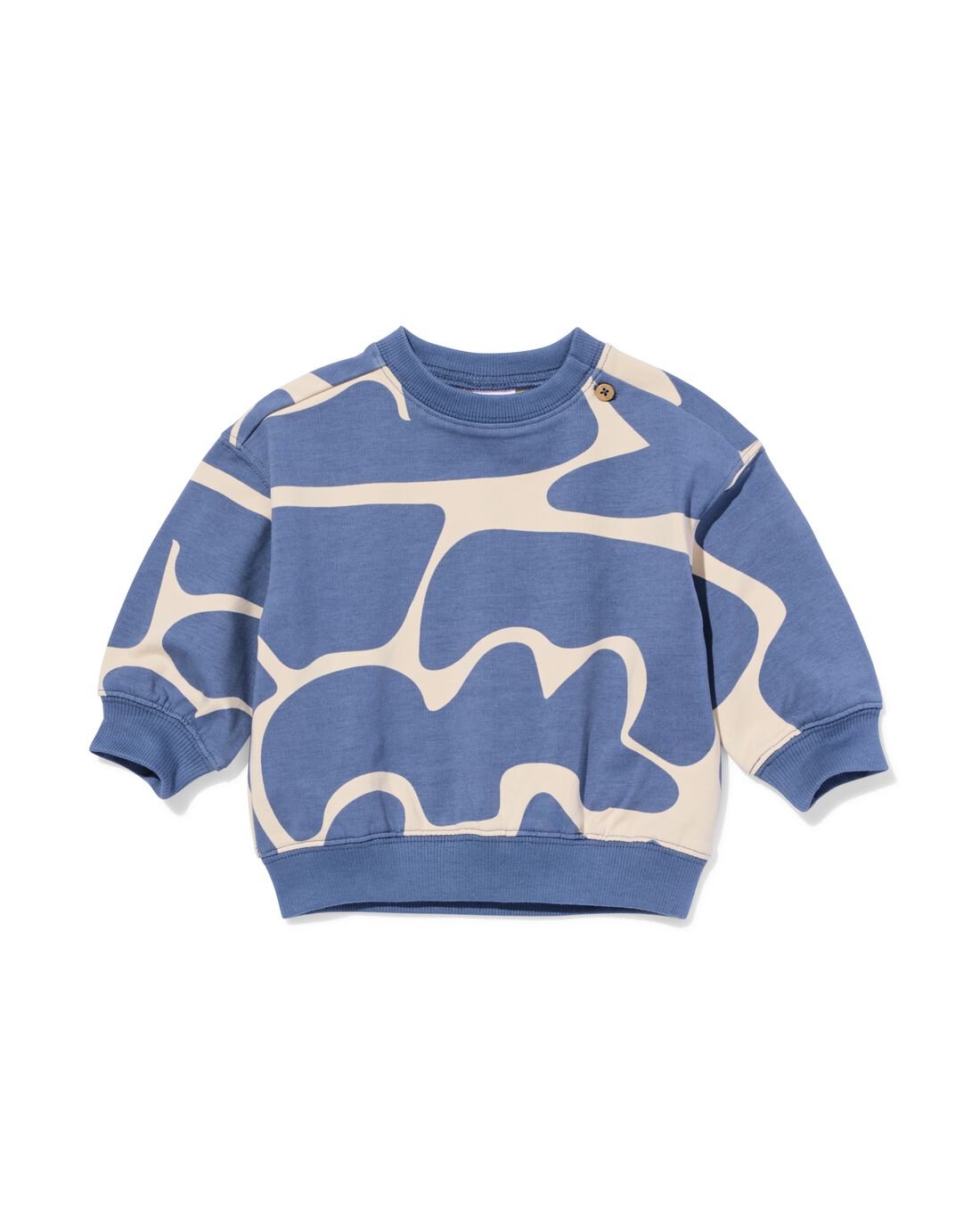 051 Baby Sweater Abstract Blauw (blauw)
