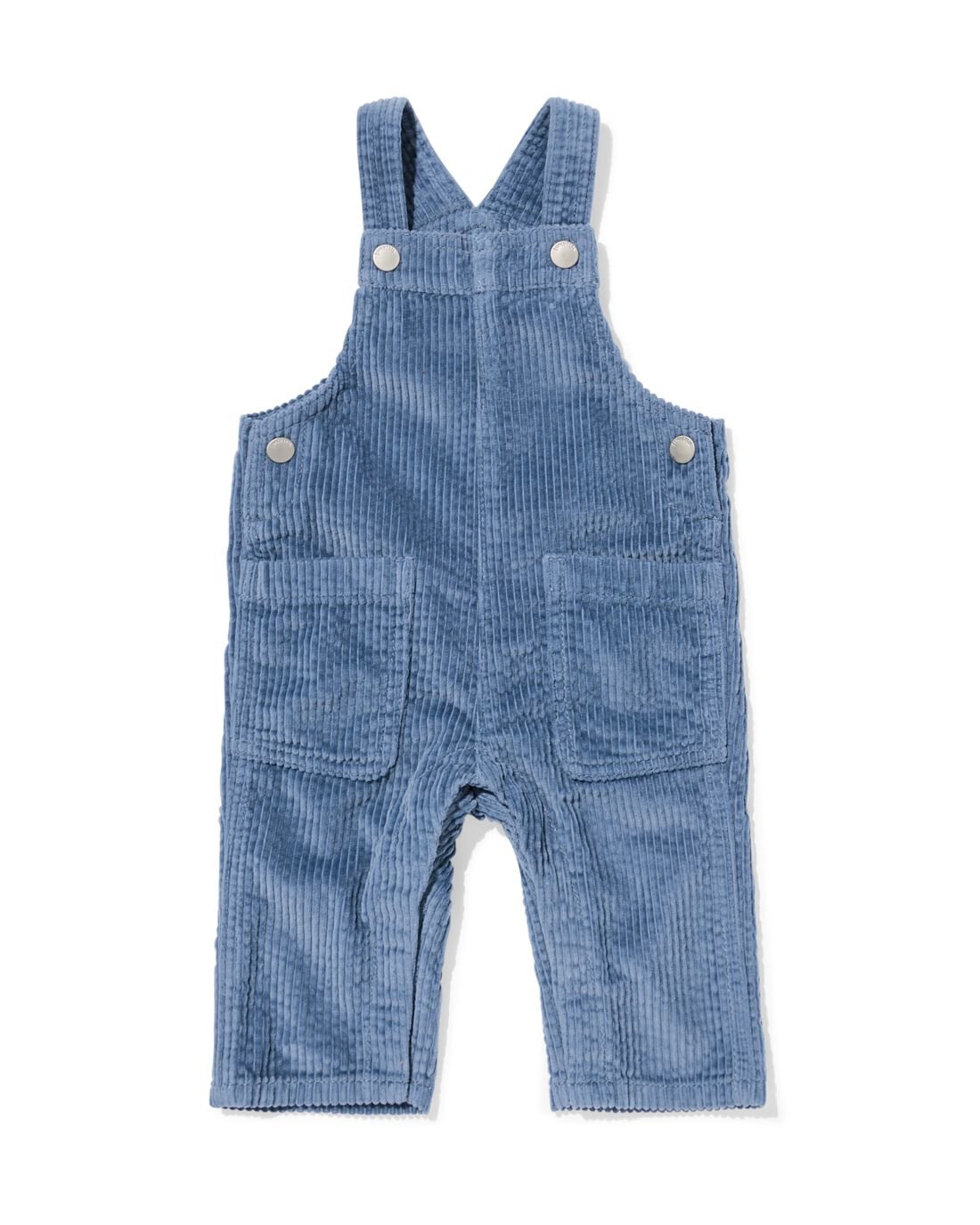 HEMA HEMA Babyjumpsuit Corduroy Blauw (blauw)