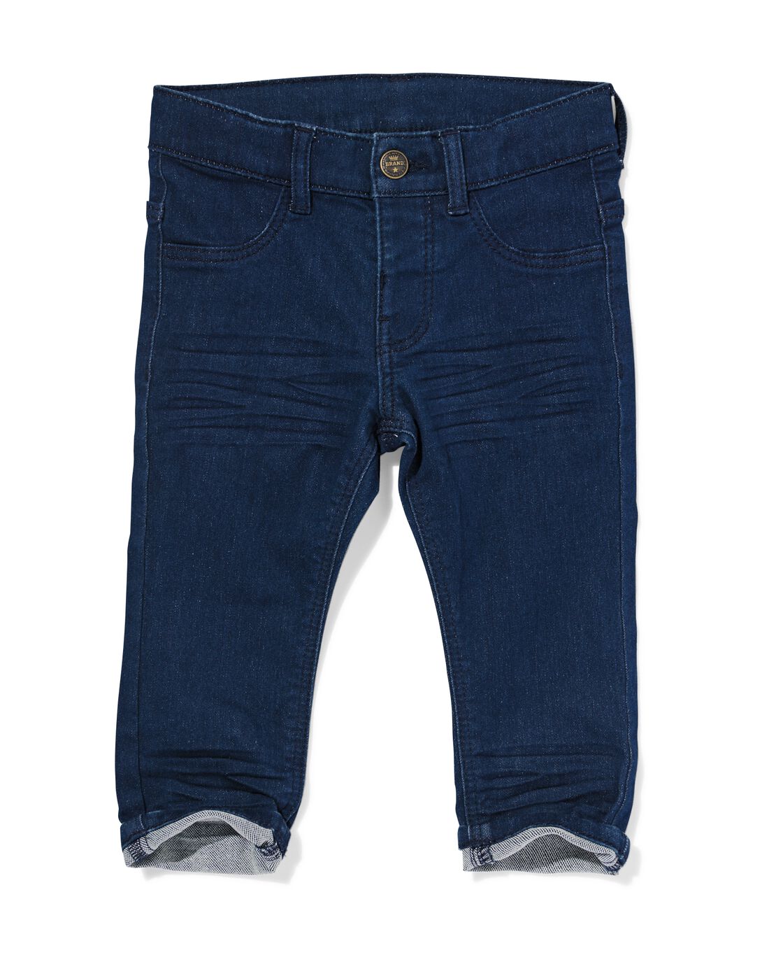 HEMA Baby Jogdenim Donkerblauw (donkerblauw)
