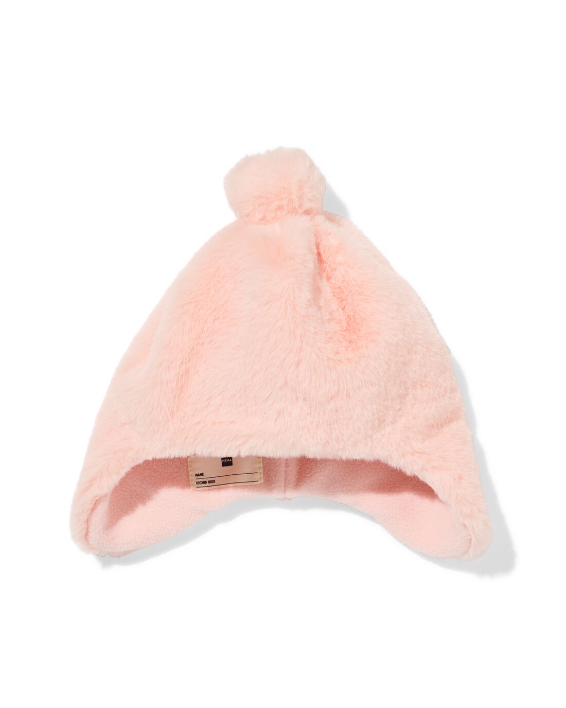 051 Babymuts Pompon Lichtroze (lichtroze)