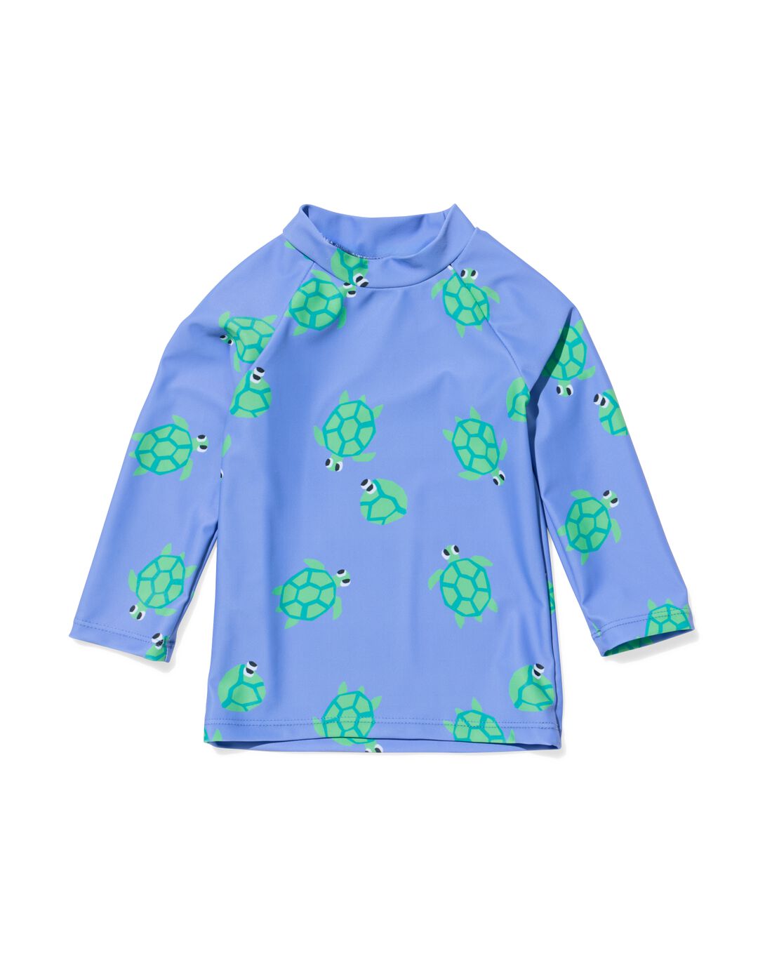 HEMA Babyshirt UV-beschermend Blauw (blauw)