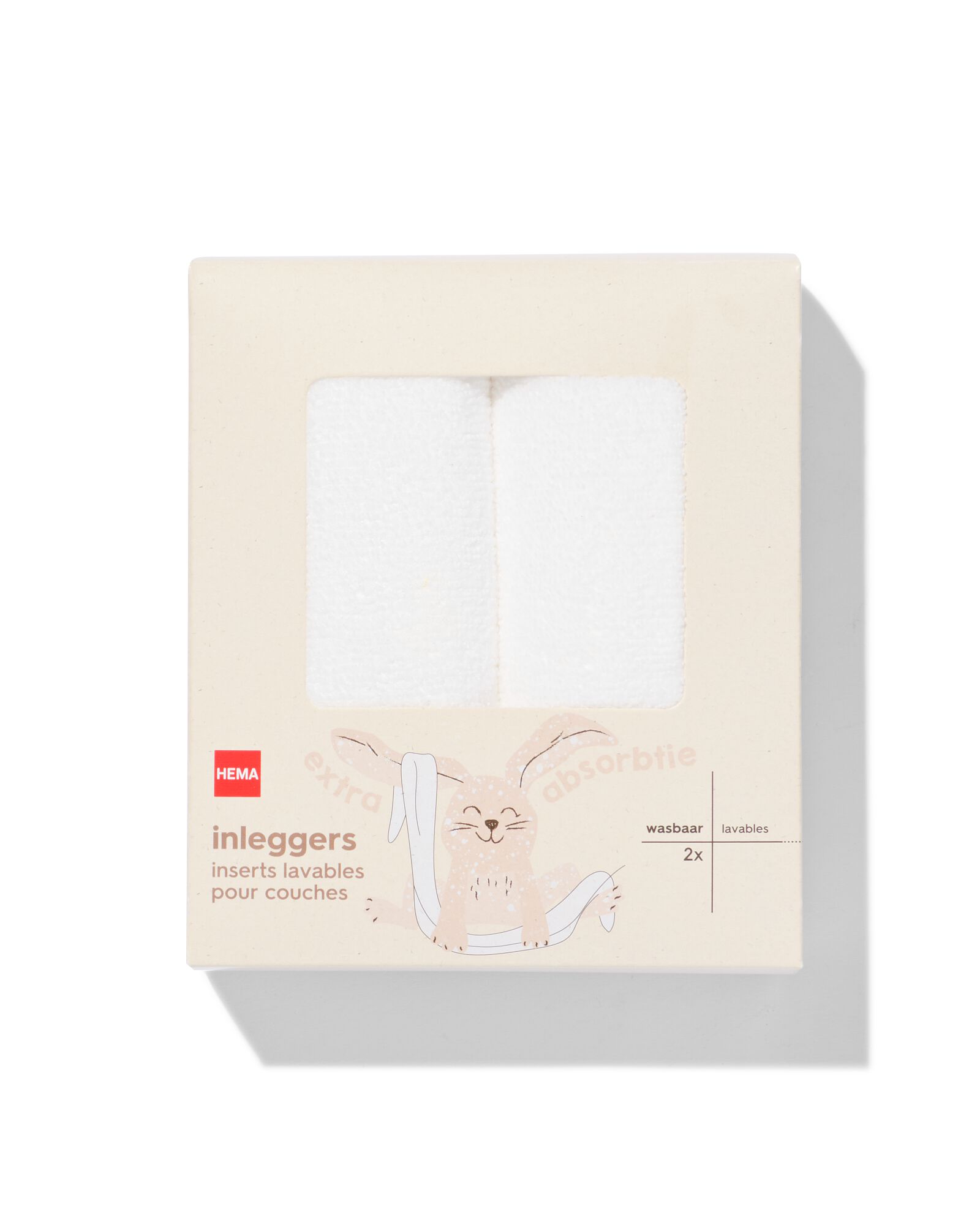 051 Wasbare Luier Inleggers - 2 Stuks