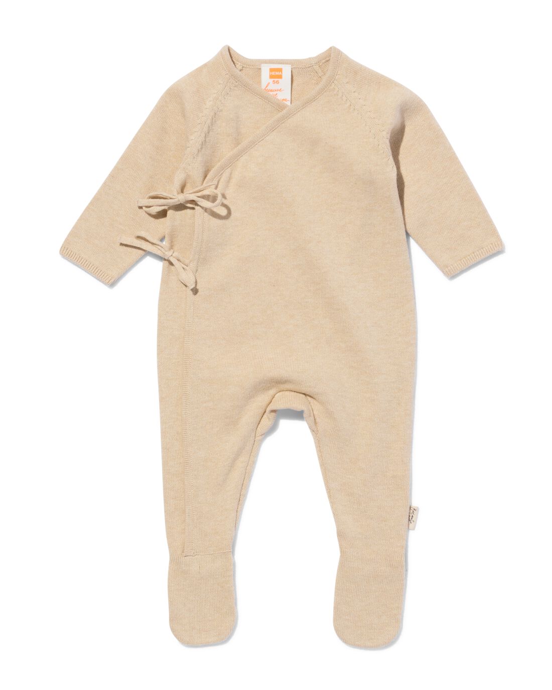 HEMA Babyboxpakje Met Overslag Zand (zand)