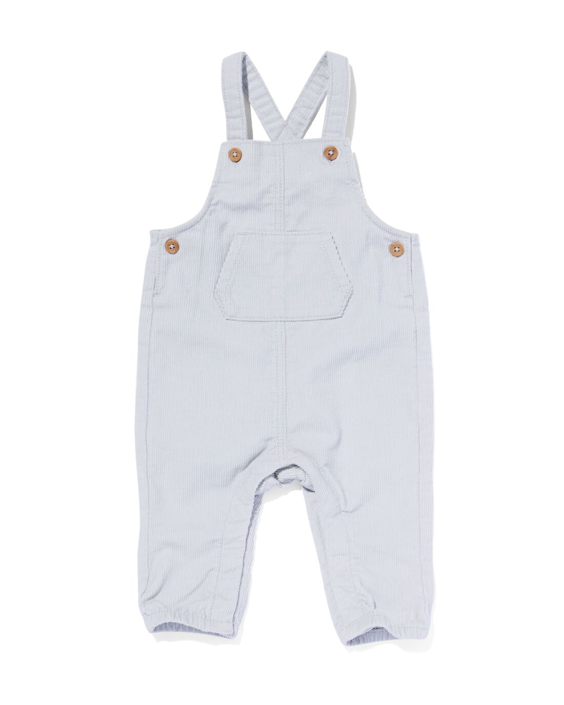 newborn tuinbroek corduroy lichtgrijs
