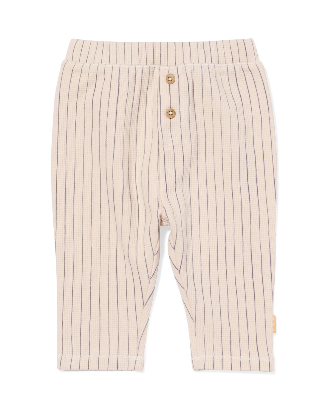 HEMA Newborn Broek Wafel Strepen Ecru (ecru)