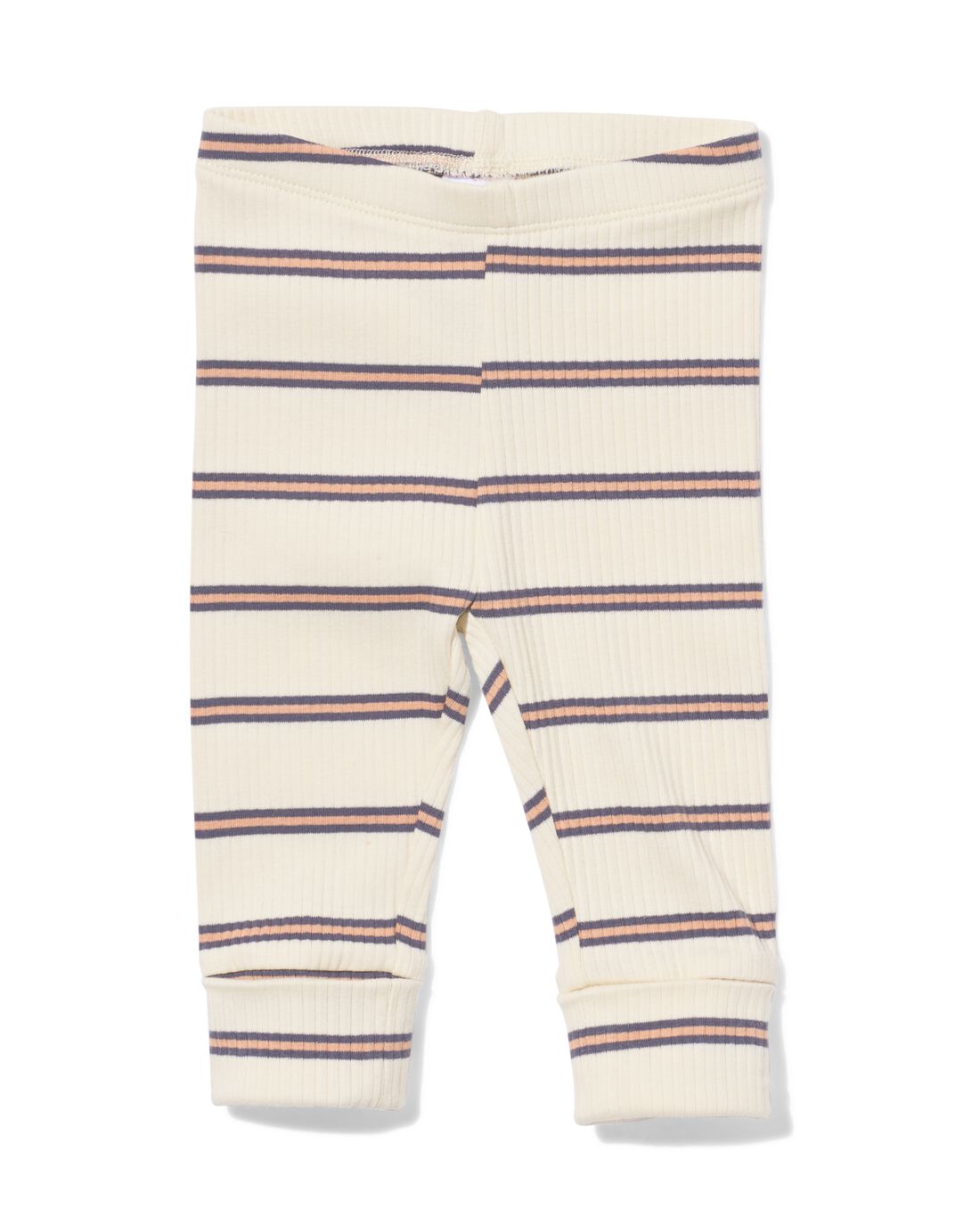 051 Newborn Meegroeilegging Strepen Ecru (ecru)