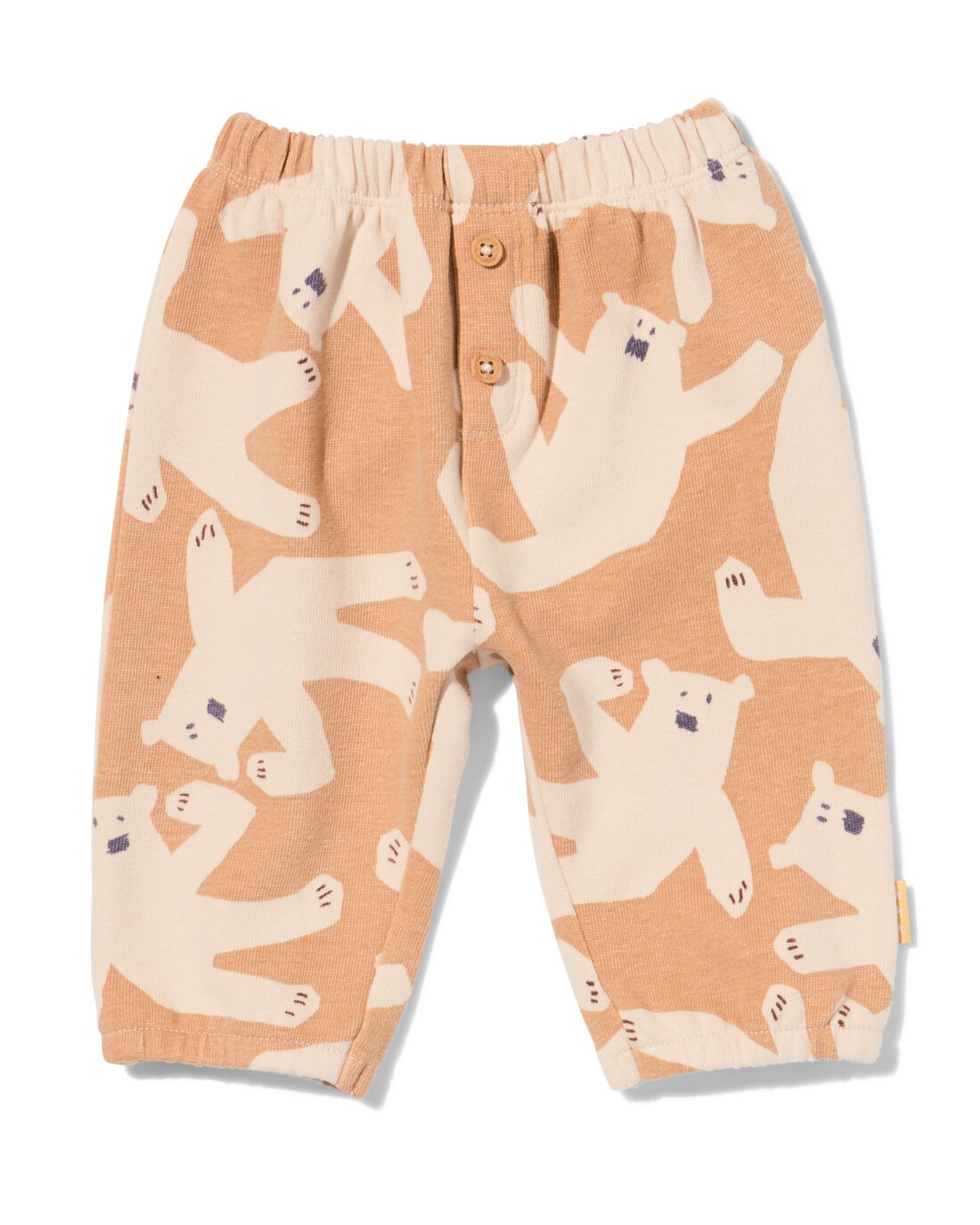 HEMA Newborn Sweatbroek Beren Bruin (bruin)
