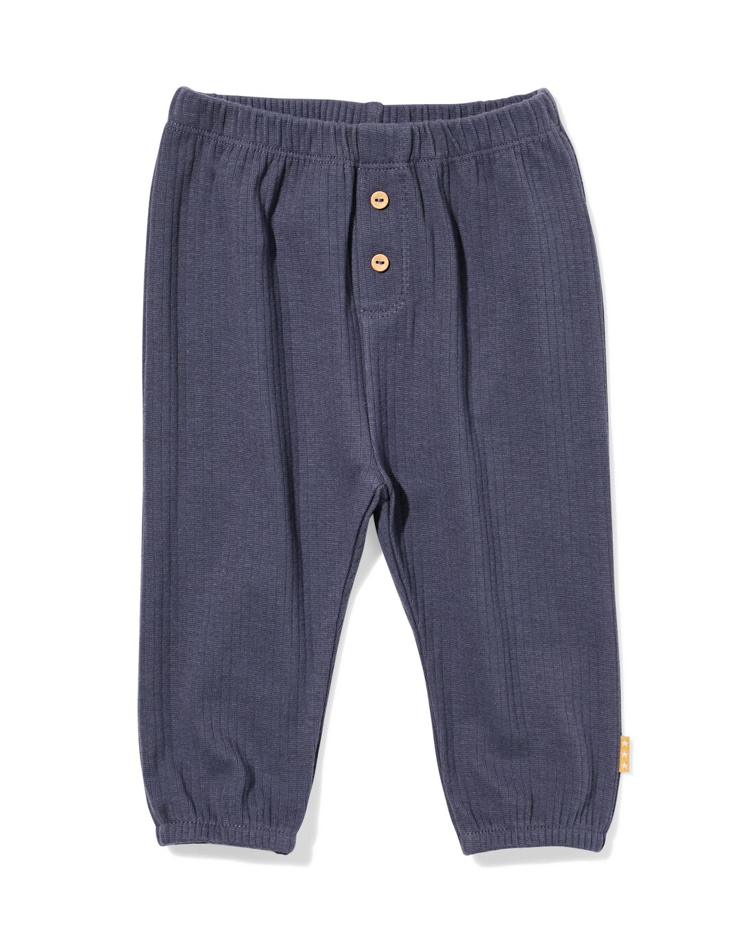 051 Newborn Broek Rib Donkergrijs (donkergrijs)