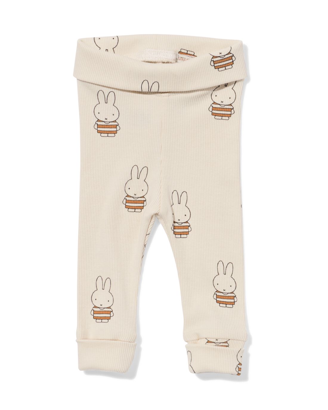 051 Nijntje Newborn Legging Rib Ecru (ecru)