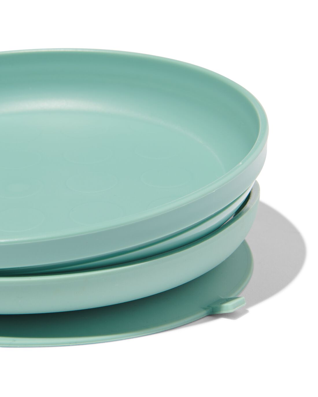bord met afneembare zuignap blauw