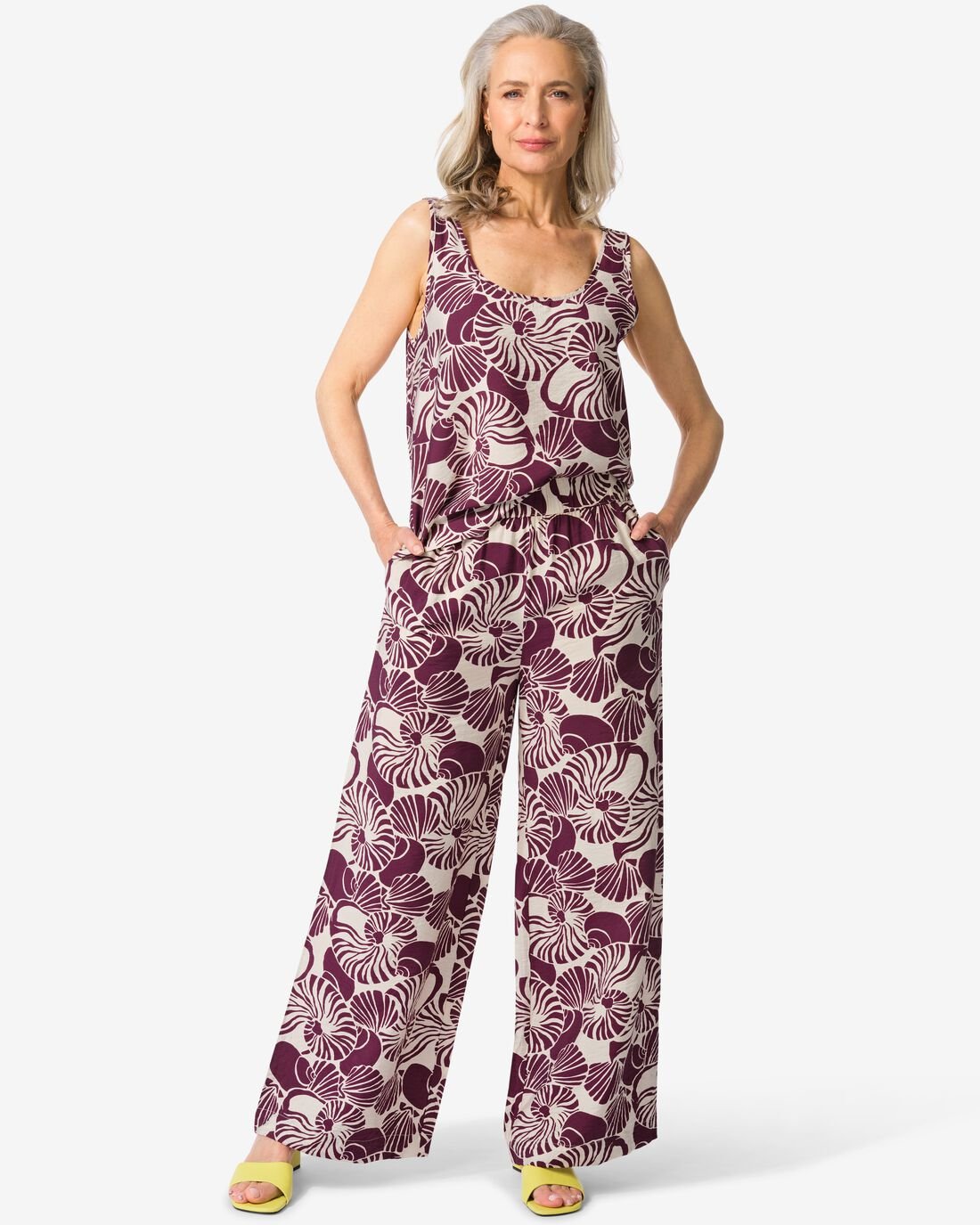 HEMA Damesbroek Saint Wide Leg Multi (multi)