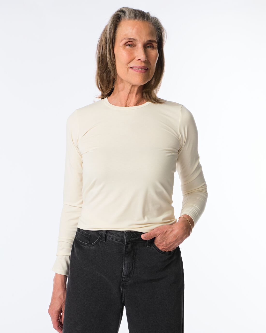 HEMA HEMA Damesshirt Lona Gebroken Wit (gebroken wit)