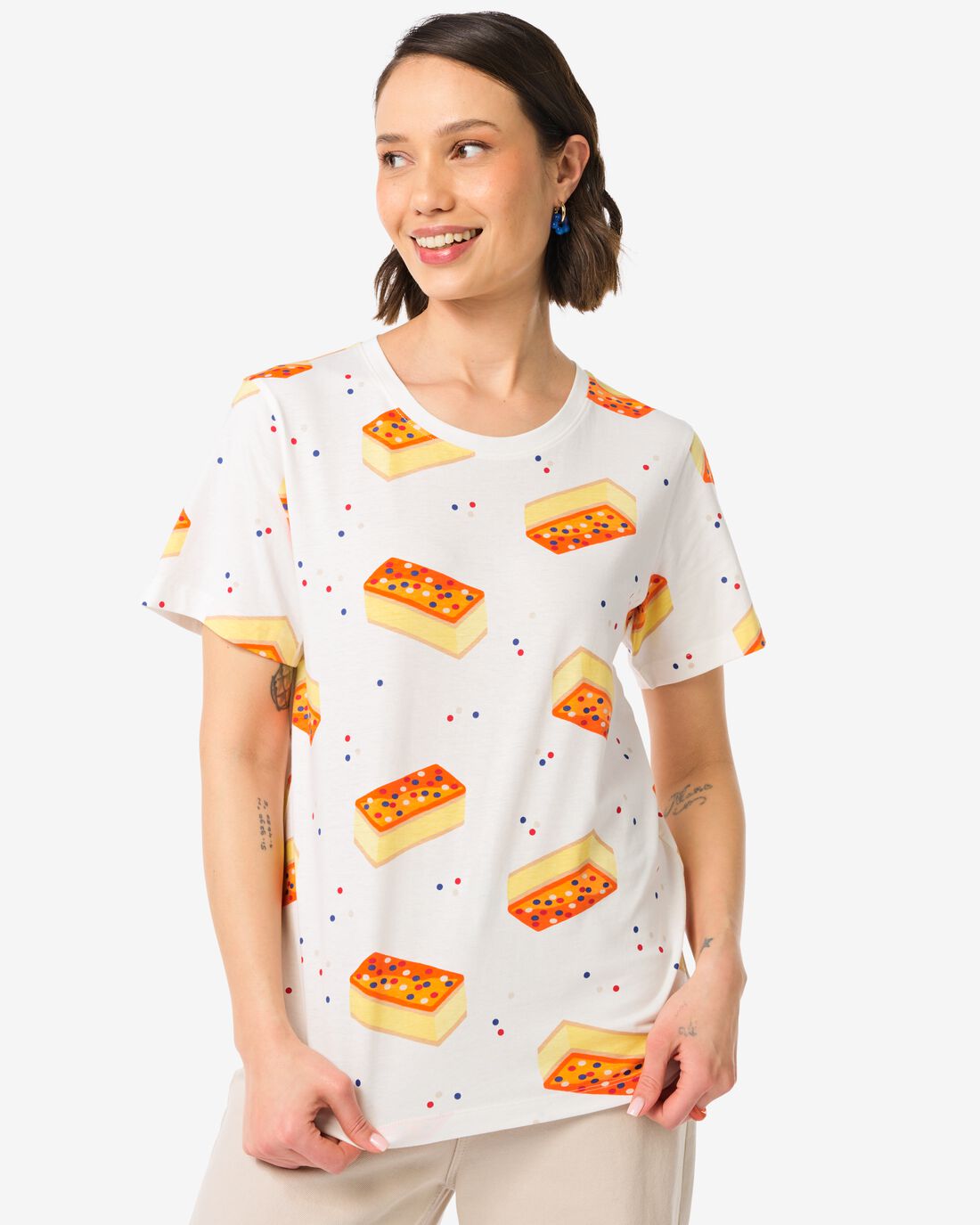 Dames T-shirt Koningsdag Tompouce
