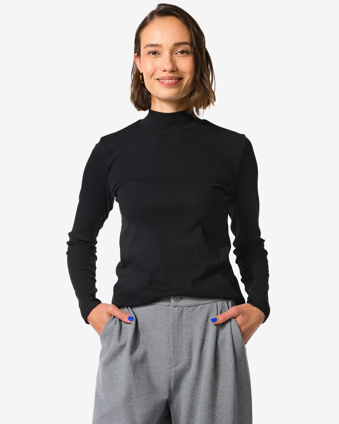 Dames T-shirt Clara Rib