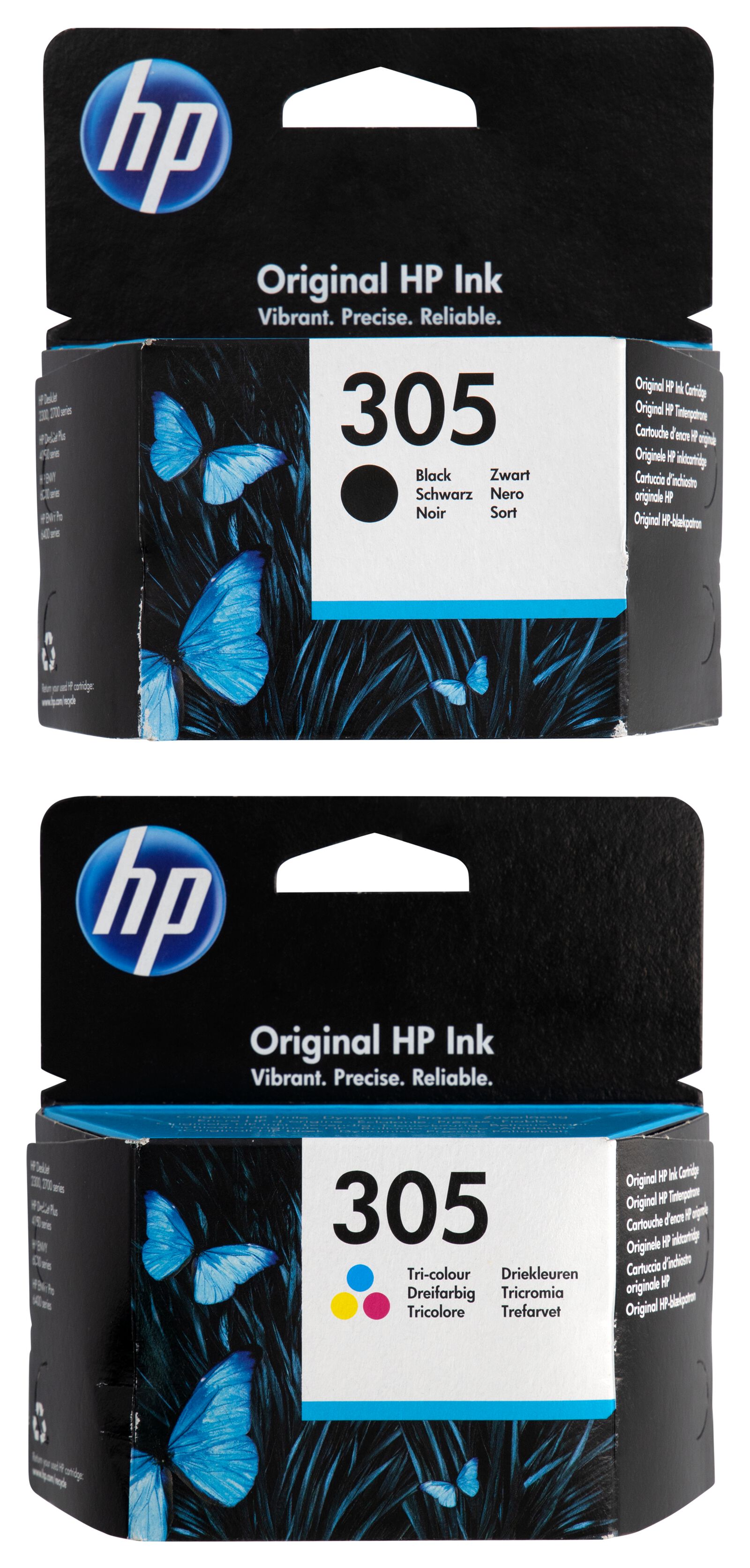 HEMA Cartridge HP 305 Zwart/kleur - 2 Stuks
