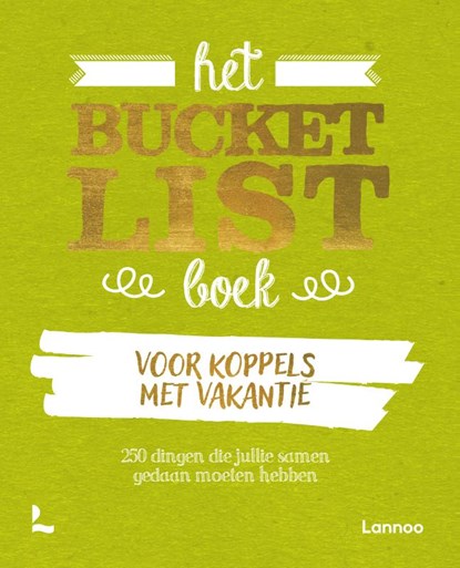Het Bucketlist boek voor koppels met vakantie