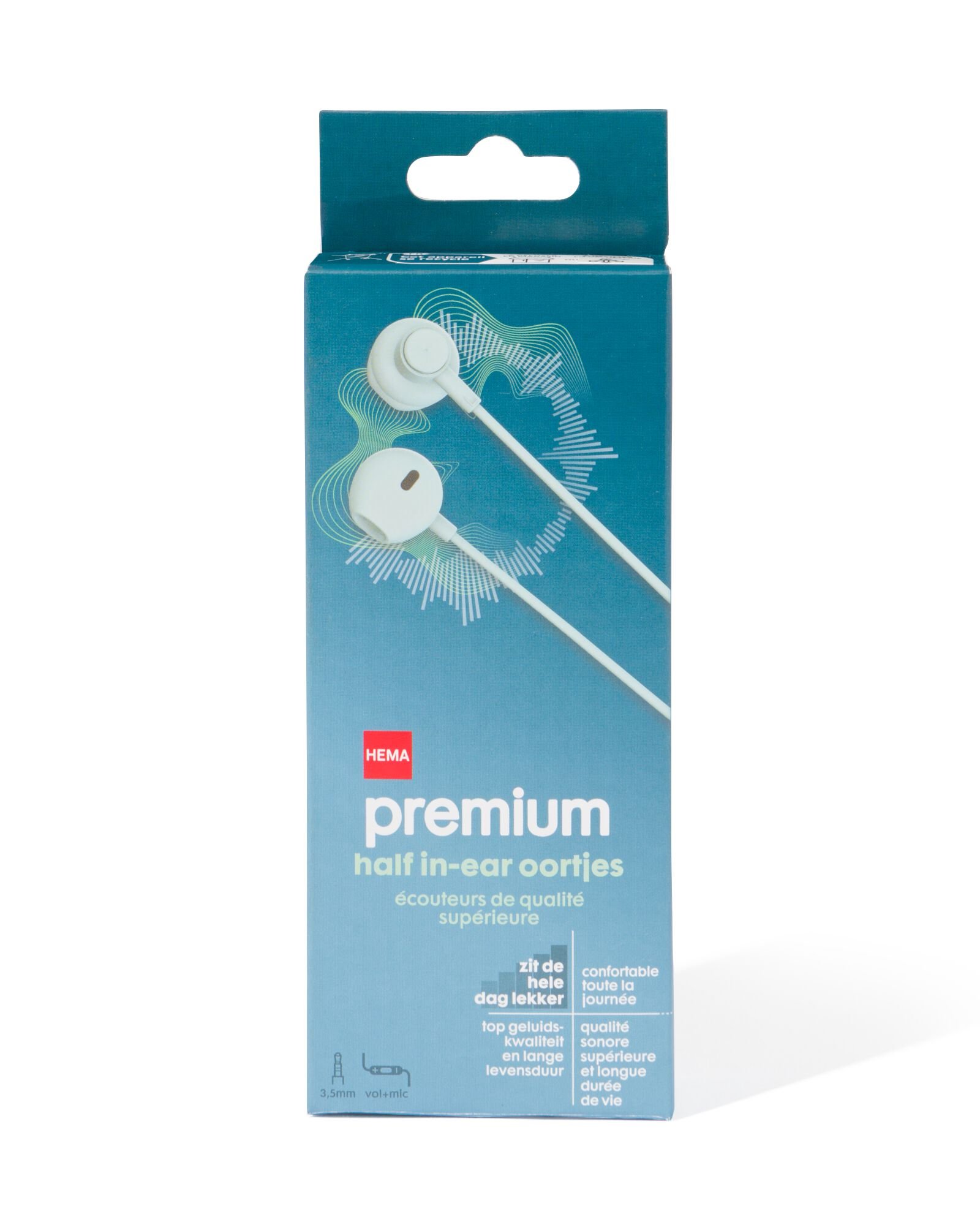 HEMA Oortjes Half In-ear Premium Mint