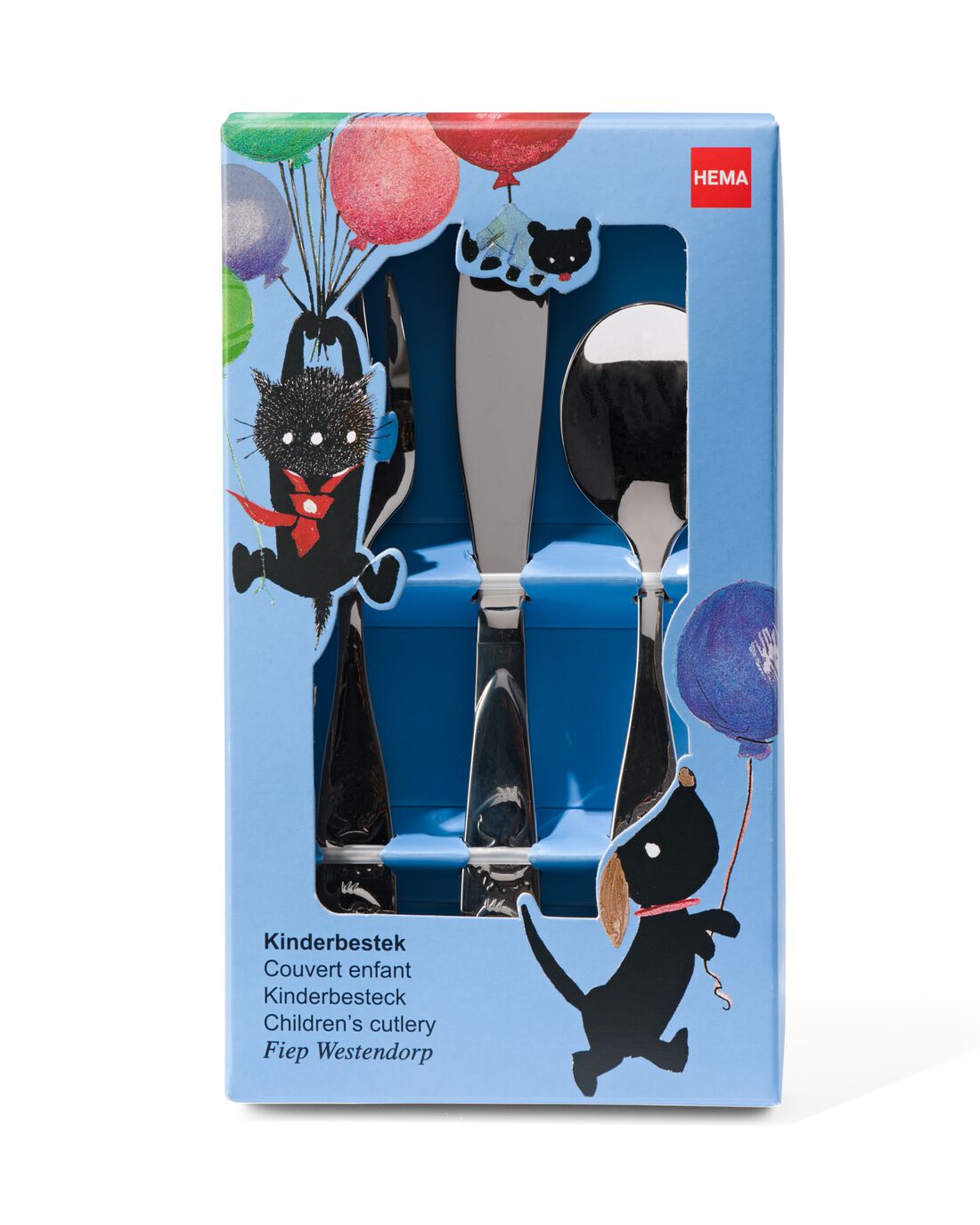 HEMA HEMA Jip En Janneke Bestek Geschenkset 3-delig (zilver)