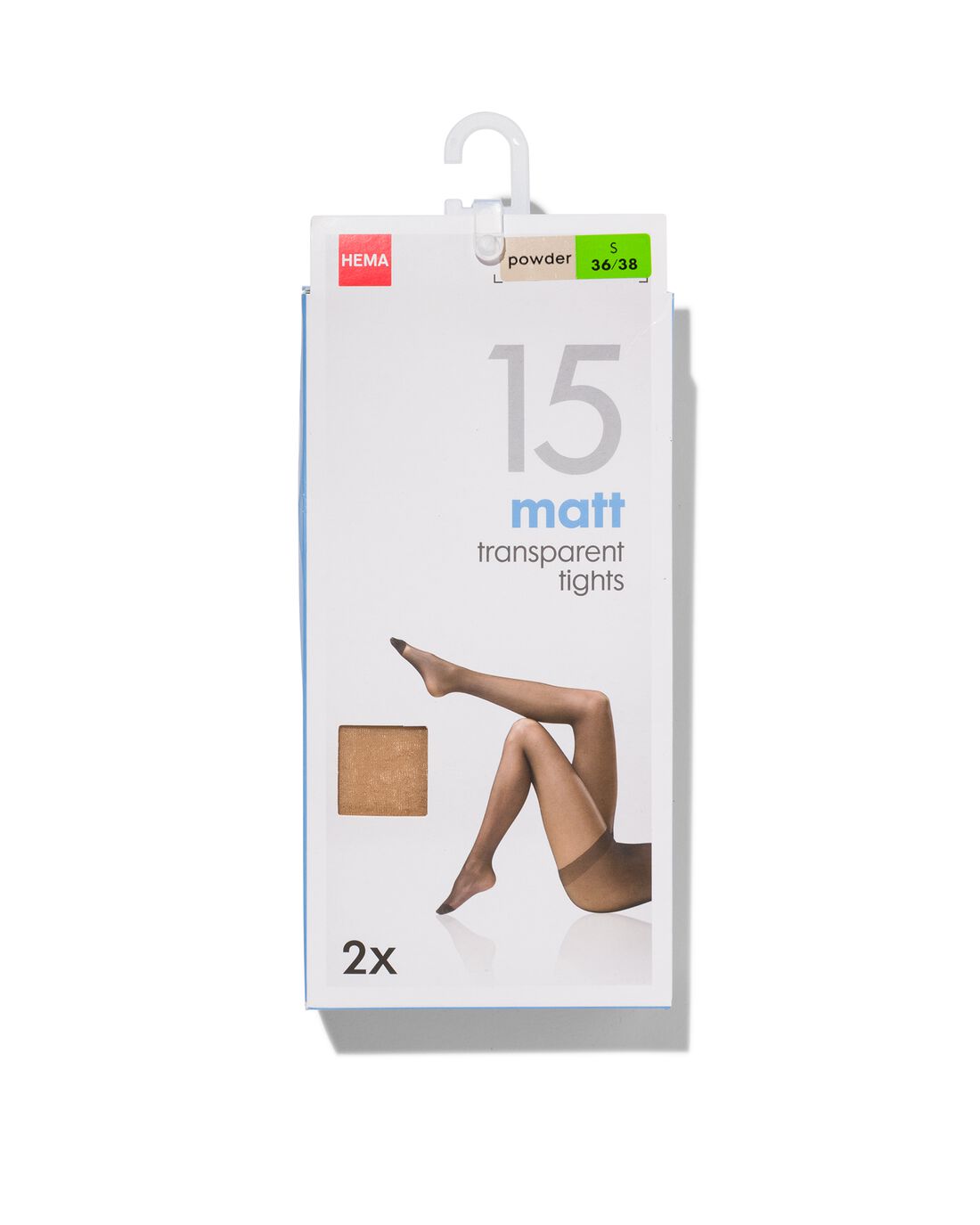 Pantys Mat 15denier - 2 Stuks