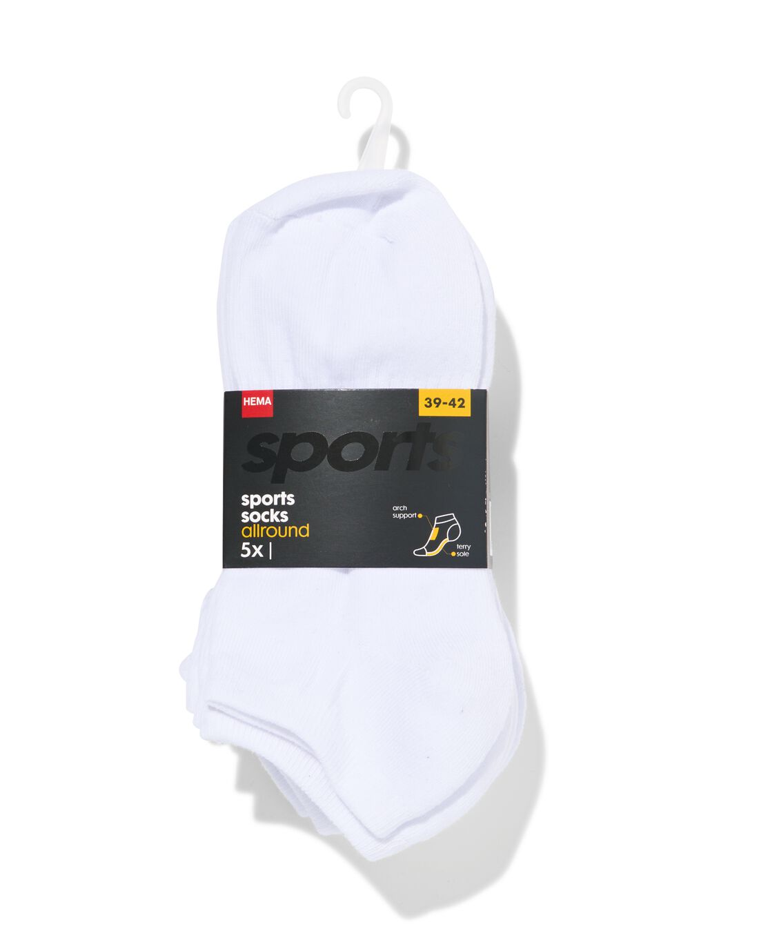 Heren Enkelsokken Sport - 5 Paar