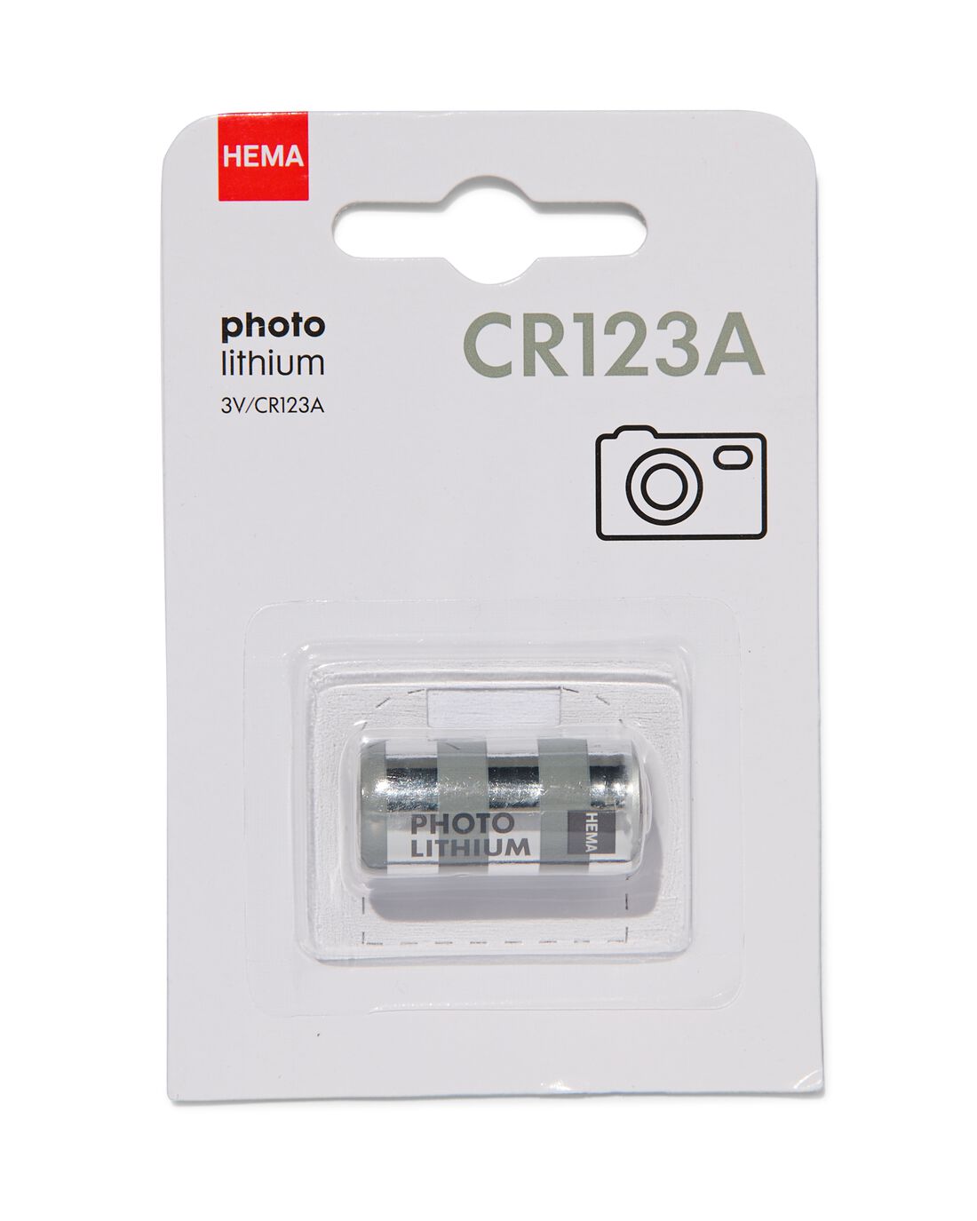 HEMA CR123A Photo Lithium Batterij