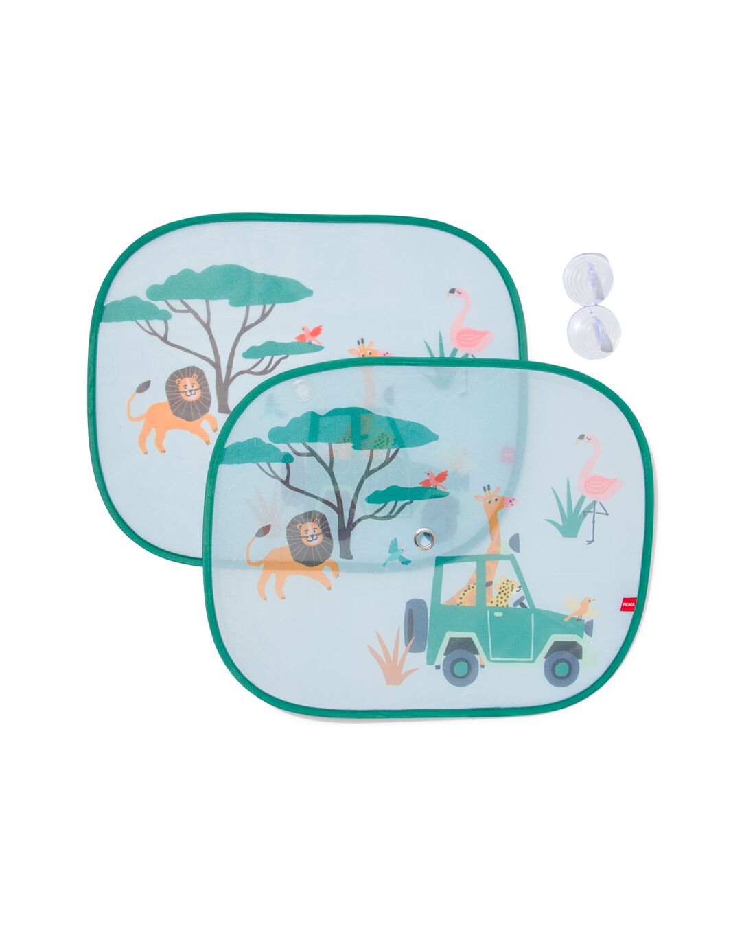 HEMA Autozonneschermen 38x45 Opvouwbaar Dieren - 2 Stuks