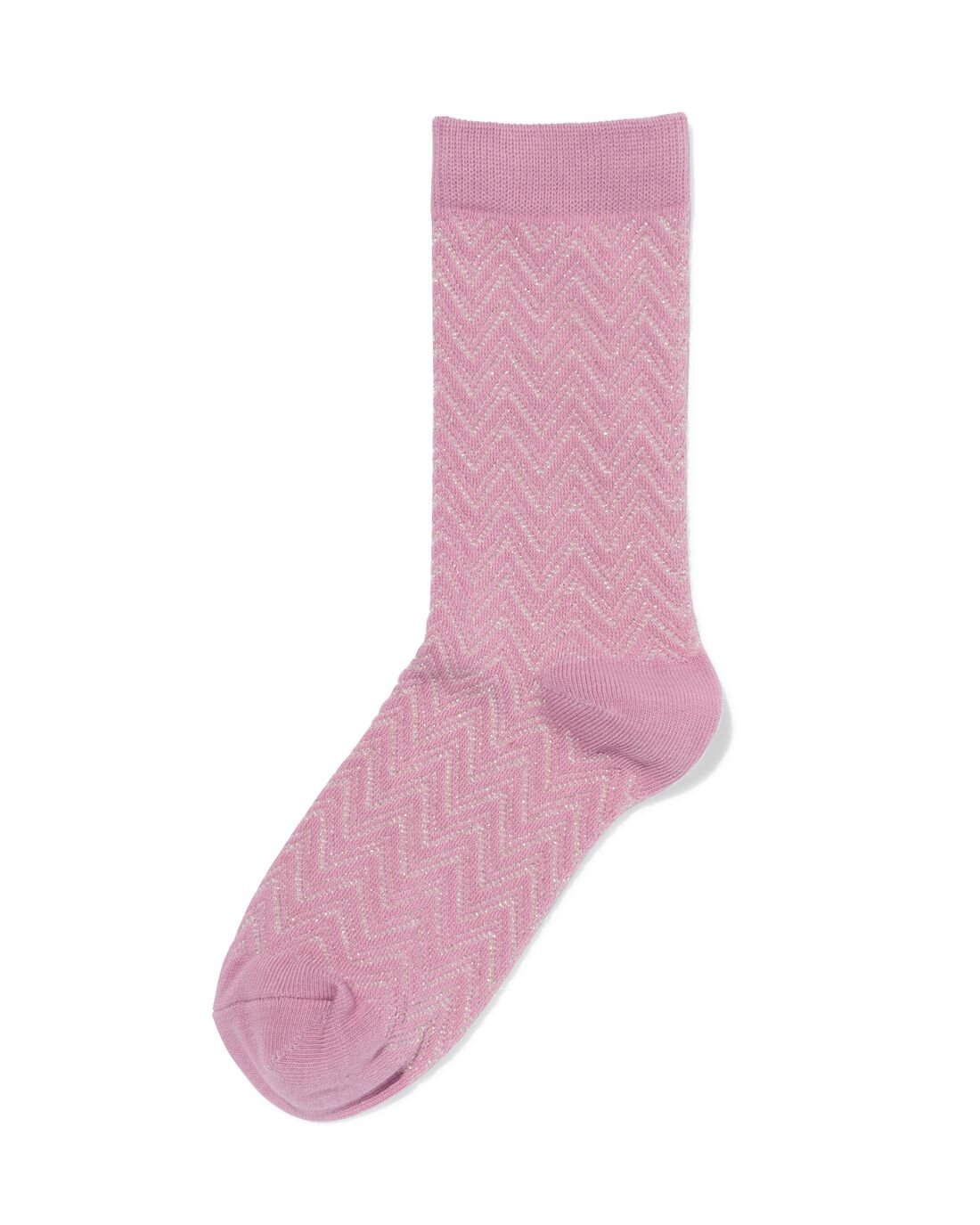 Damessokken Zigzag Glitter