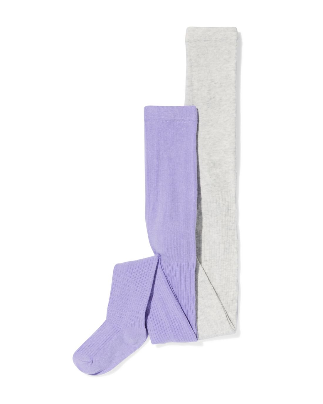 HEMA Kindermaillots Rib - 2 Paar Lavendel (lavendel)