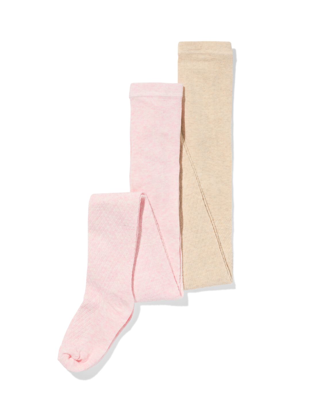 HEMA HEMA Kinder Maillots Structuur - 2 Stuks Roze (roze)