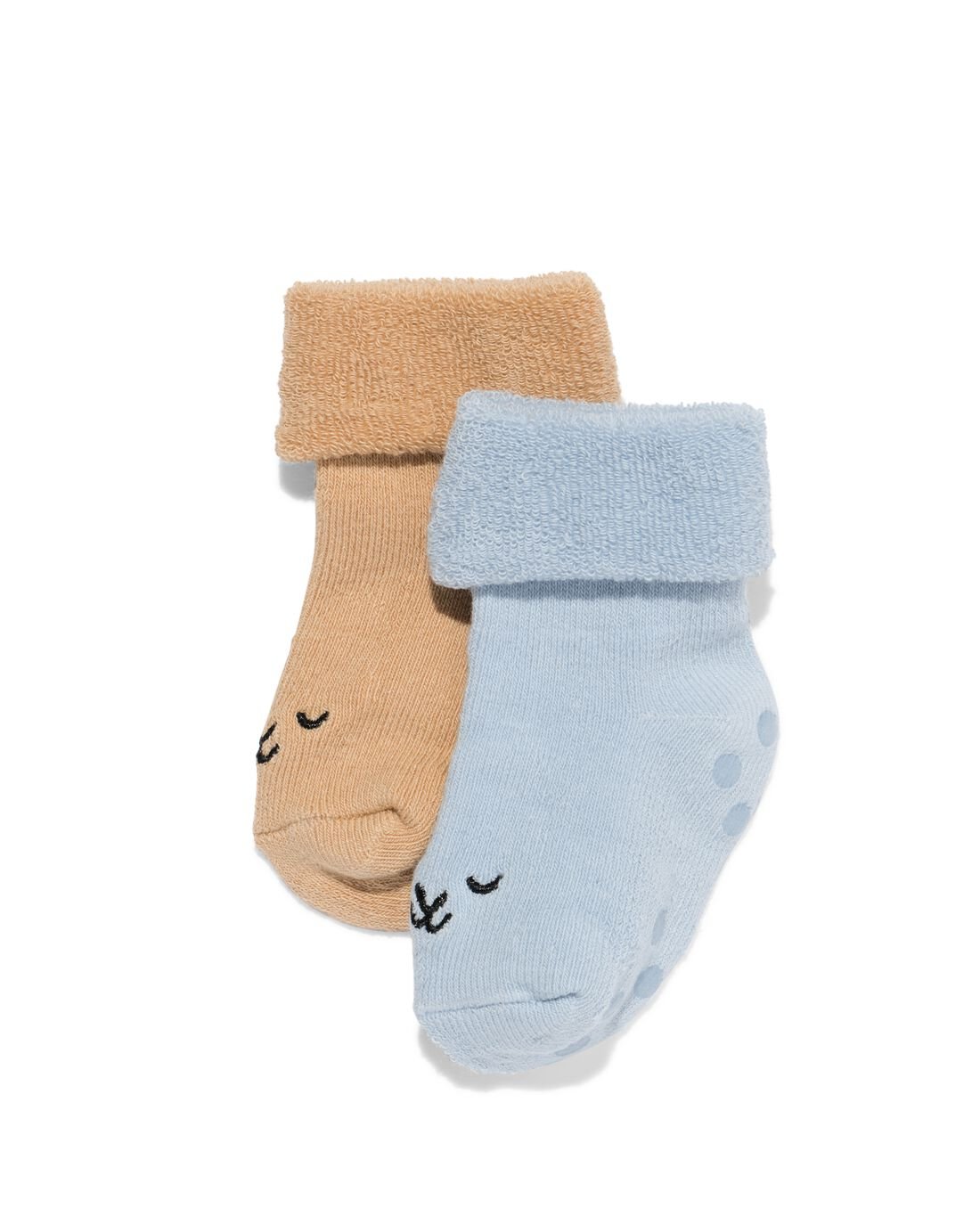 babysoken terry middenblauw