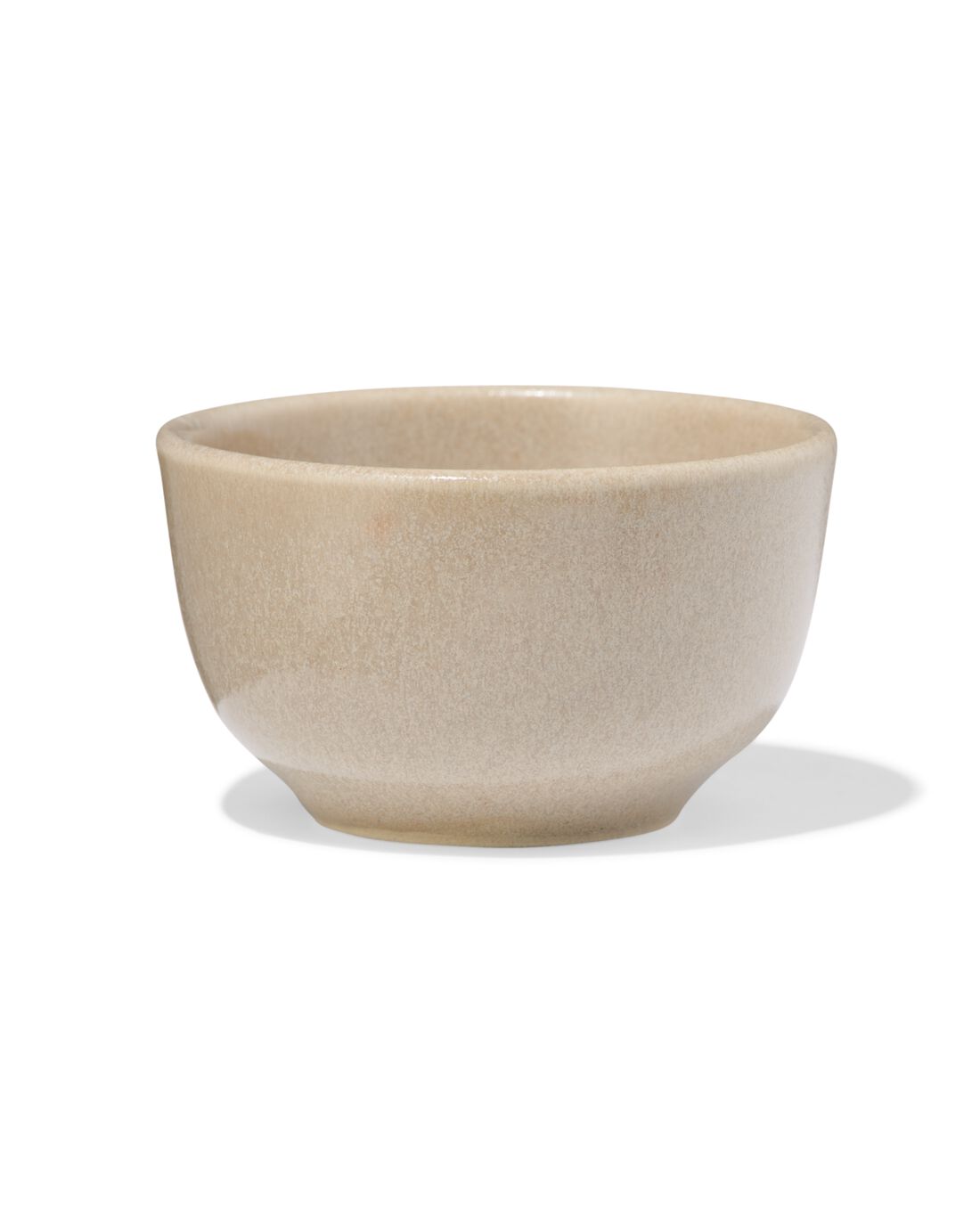 HEMA HEMA Hoog Schaaltje Ø7cm PUUR Reactief Glazuur Beige (beige)