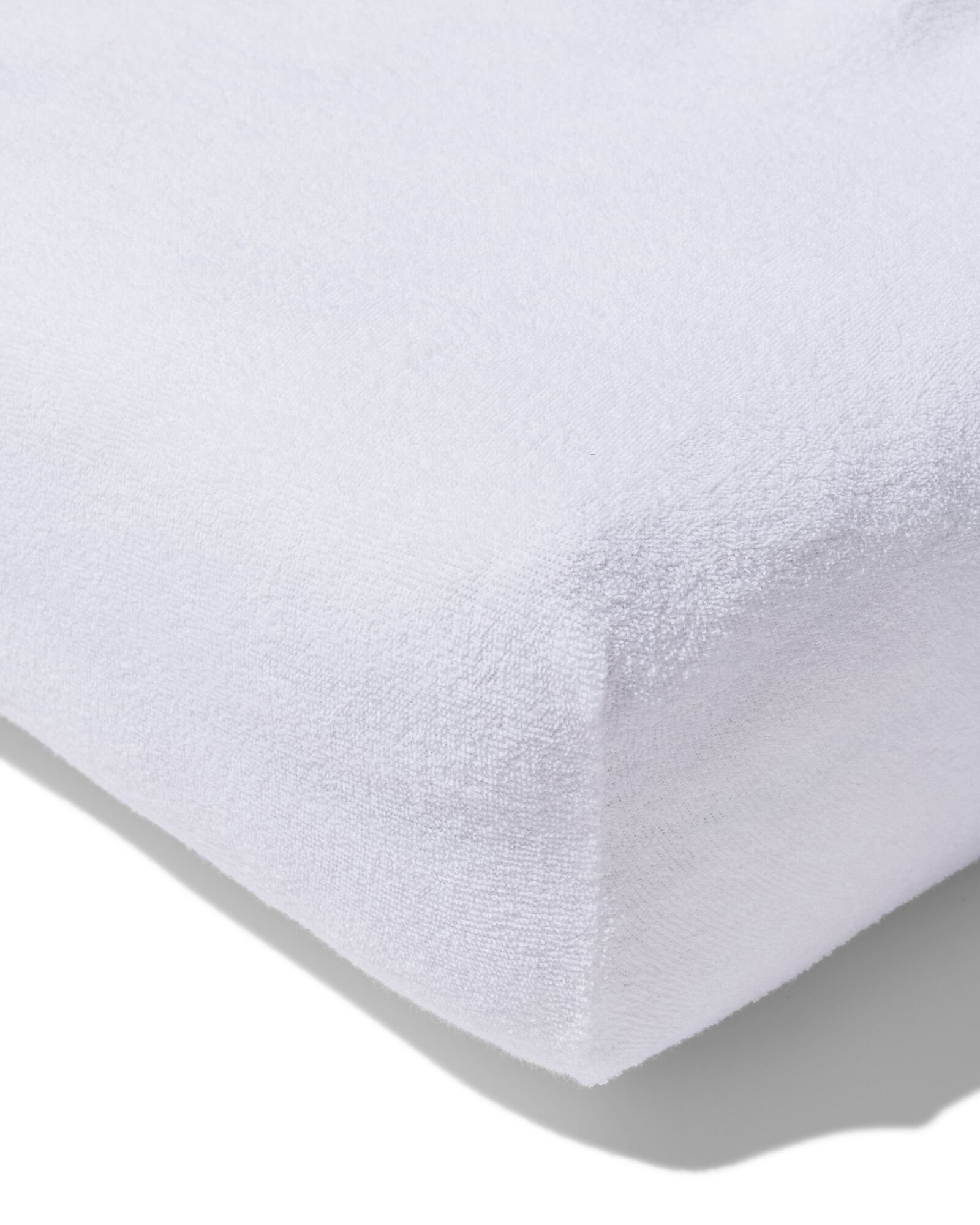 051 Hoeslaken 180x200cm Badstof Wit (wit)