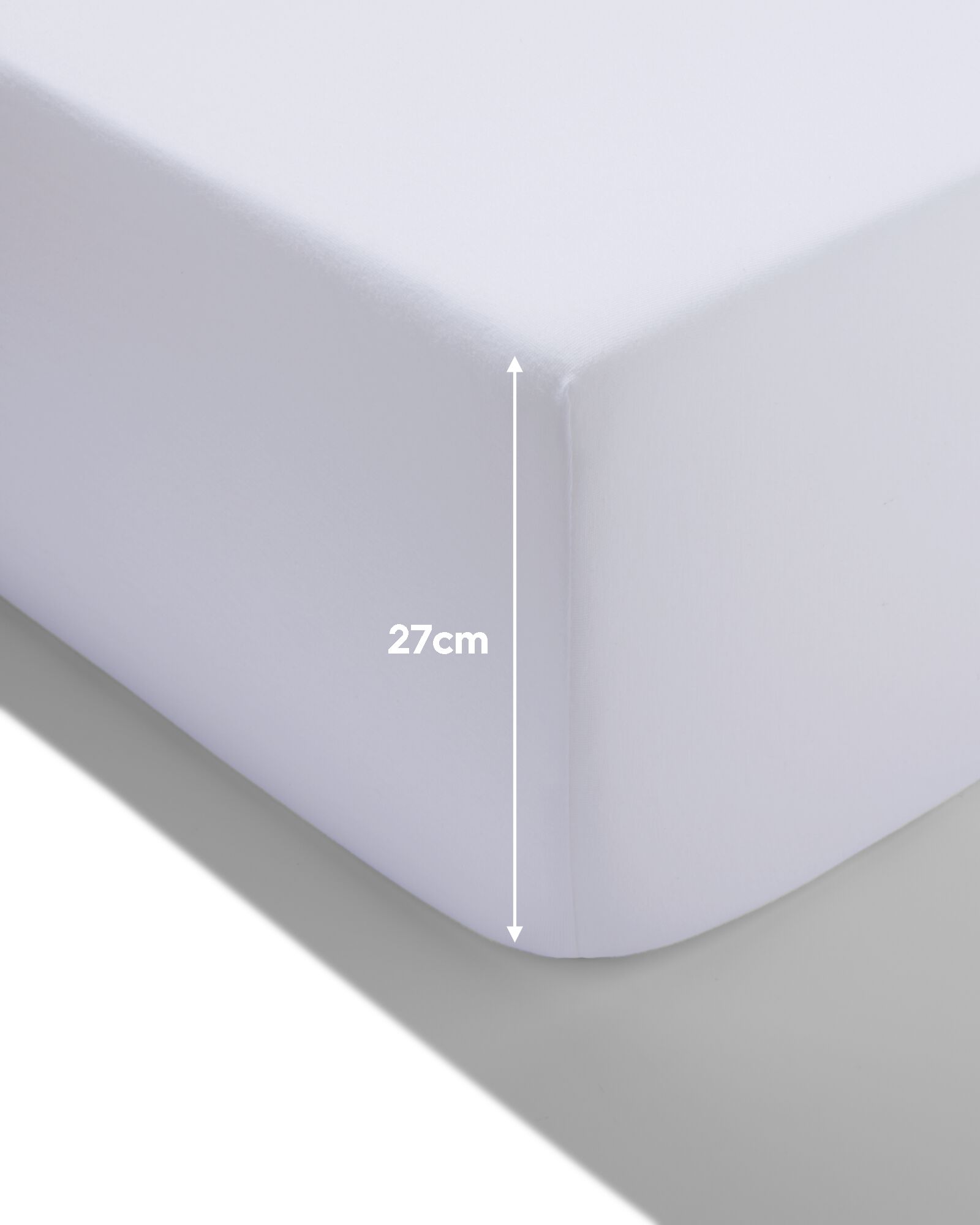 051 Hoeslaken 180x200cm Percal Wit (wit)