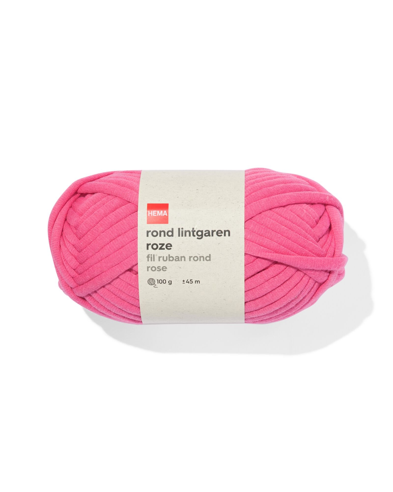 HEMA Rond Lintgaren Roze 100gram 45meter